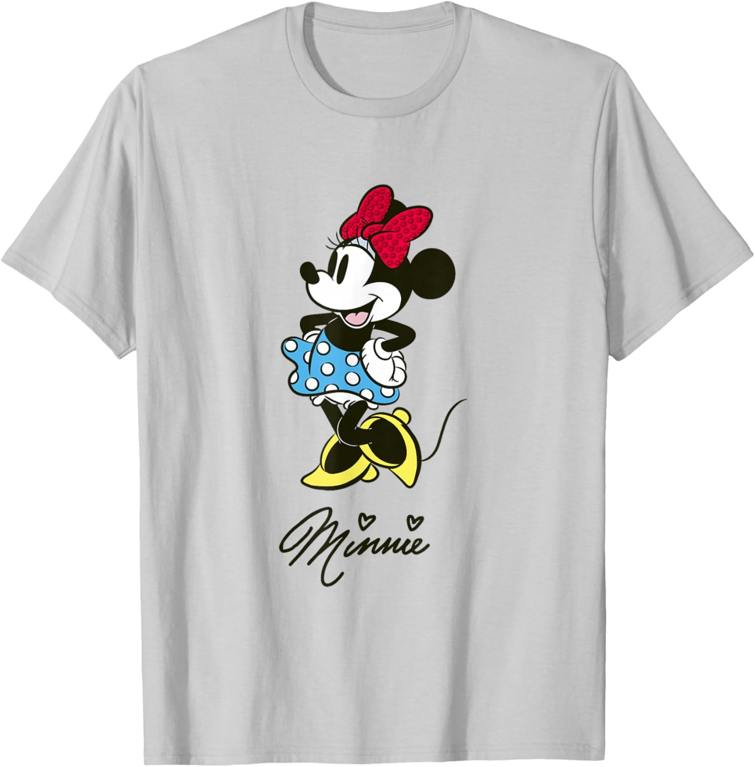 Disney Mickey and Friends Minnie Mouse Happy Expressions T-Shirt for Fans - 4