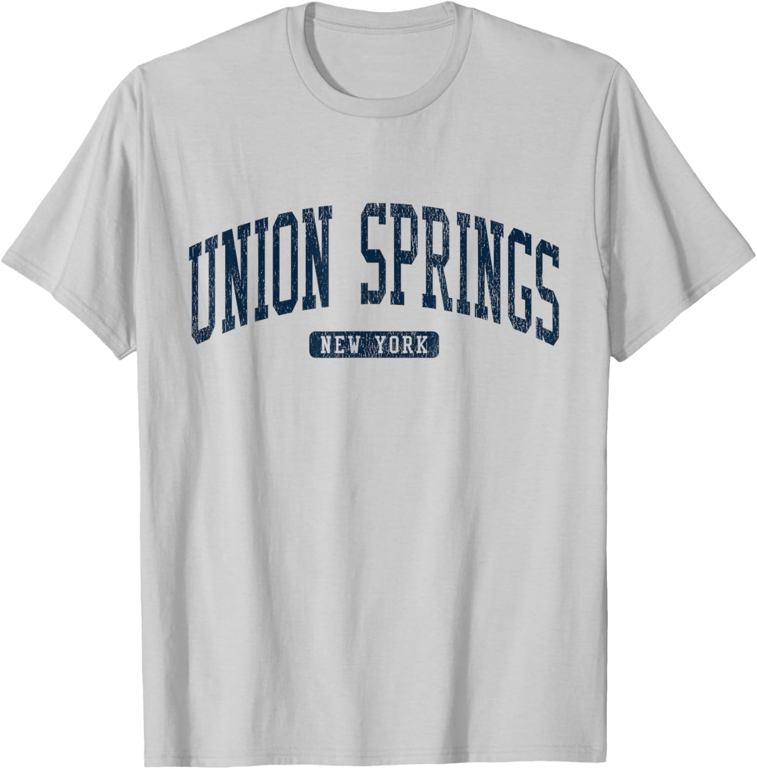 Union Springs NY College Style Blue T-Shirt for Comfortable Casual Wear - 6