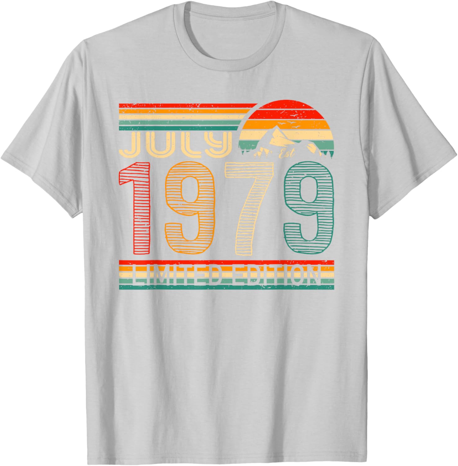 July 1979 Vintage Birthday T-Shirt Classic Retro Style Birthday Gift - 6