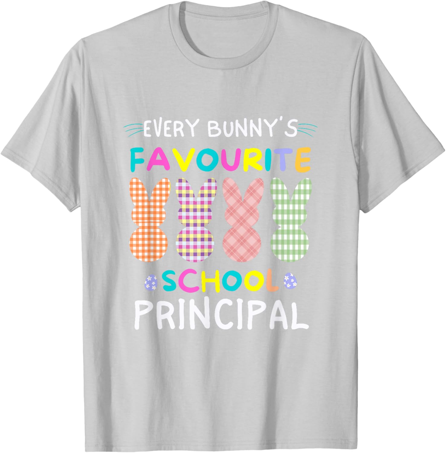 Every Bunny's Favorite Principal Easter Egg Hunt T-Shirt for Fun Celebrations - 26