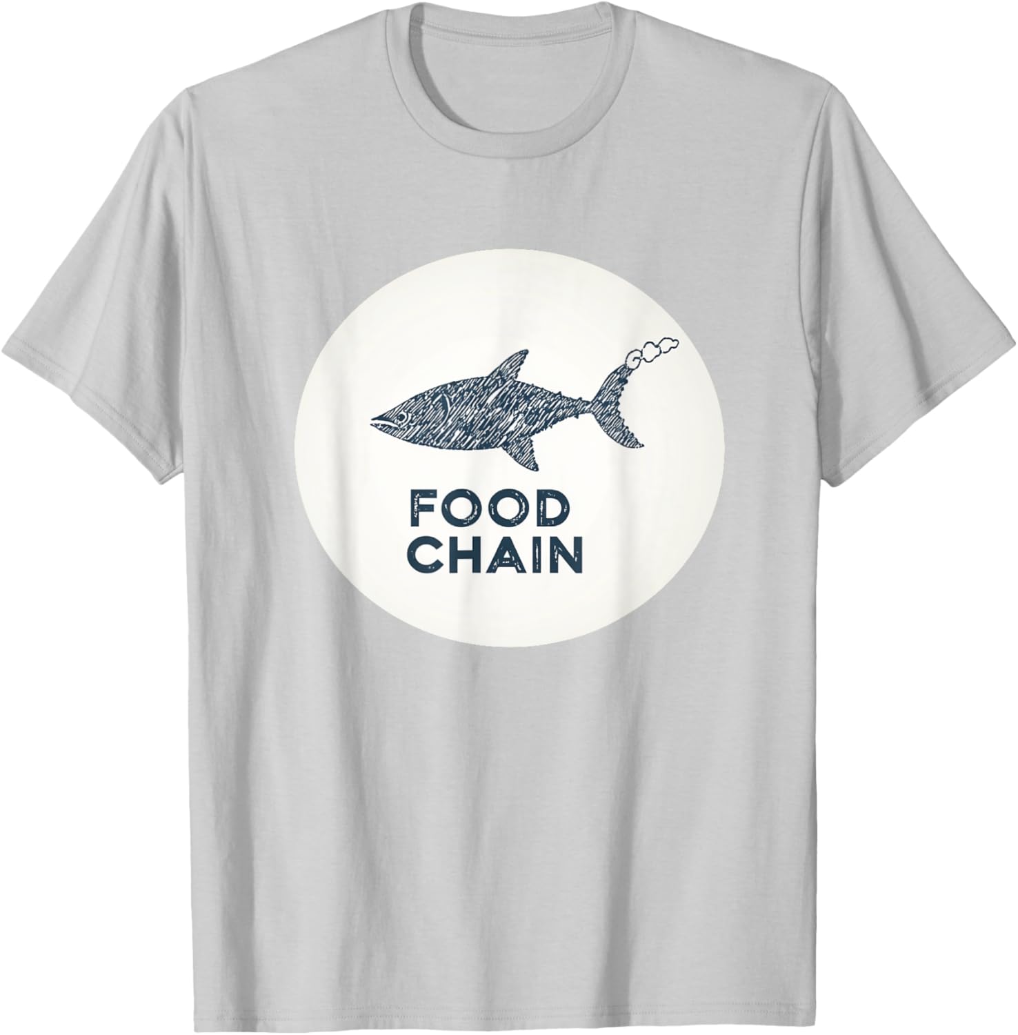 Fun Food Chain T-Shirt with Colorful Fish Costume for Kids - 14
