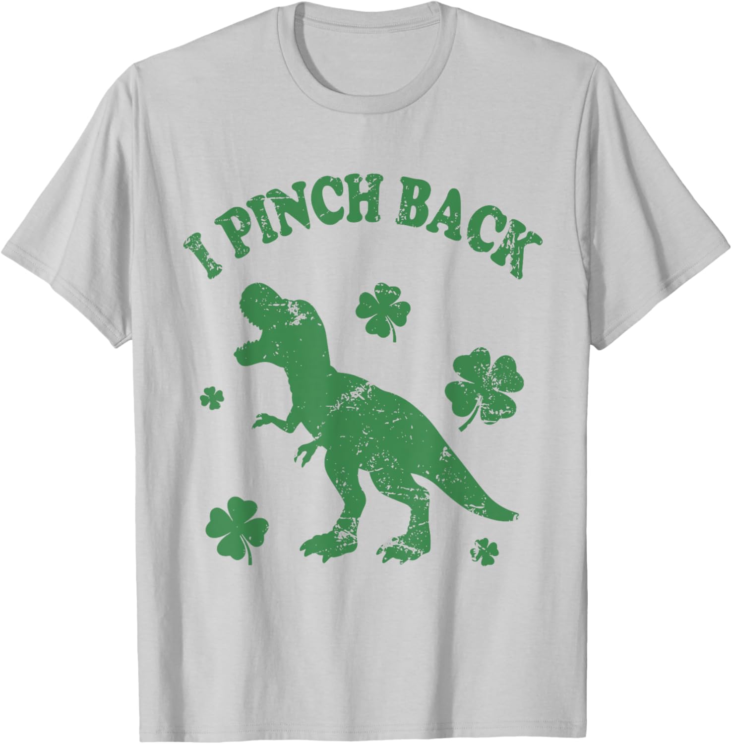 Funny T-Rex Punch Back St Patrick's Day T-Shirt for Fun Celebrations - 4