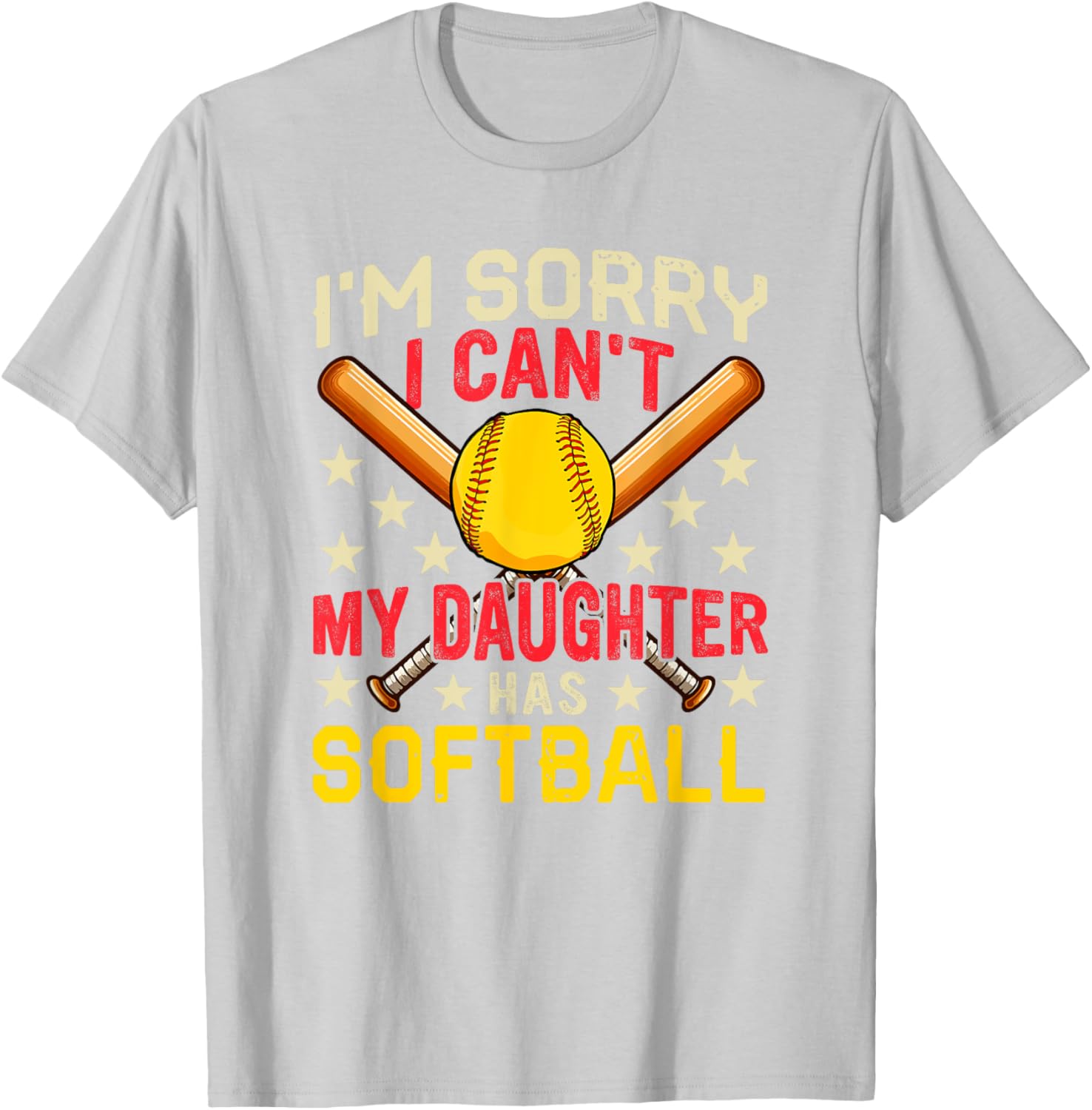 Funny Softball Player Costume Family T-Shirt for Daughters and Fans - 20
