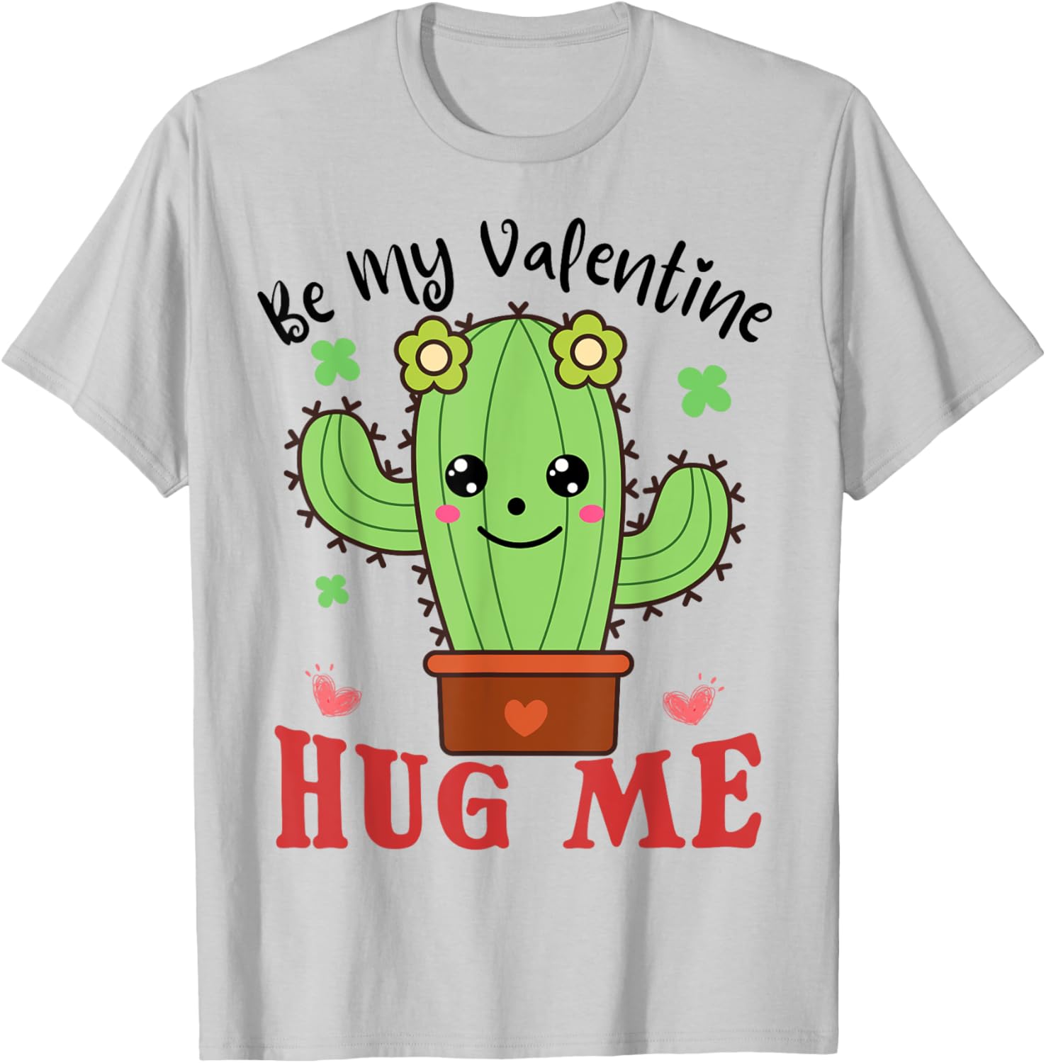 Funny Cactus Valentine's Day T-Shirt for Loving Couples - 18