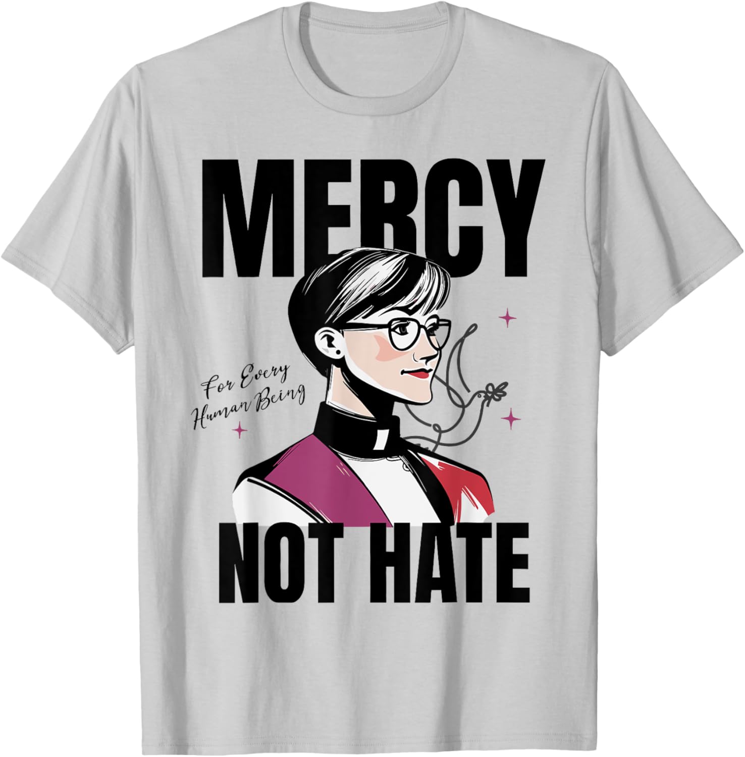 Matching Family T-Shirt Have Mercy Not Hate Supportive Men's & Women's Wear - 4
