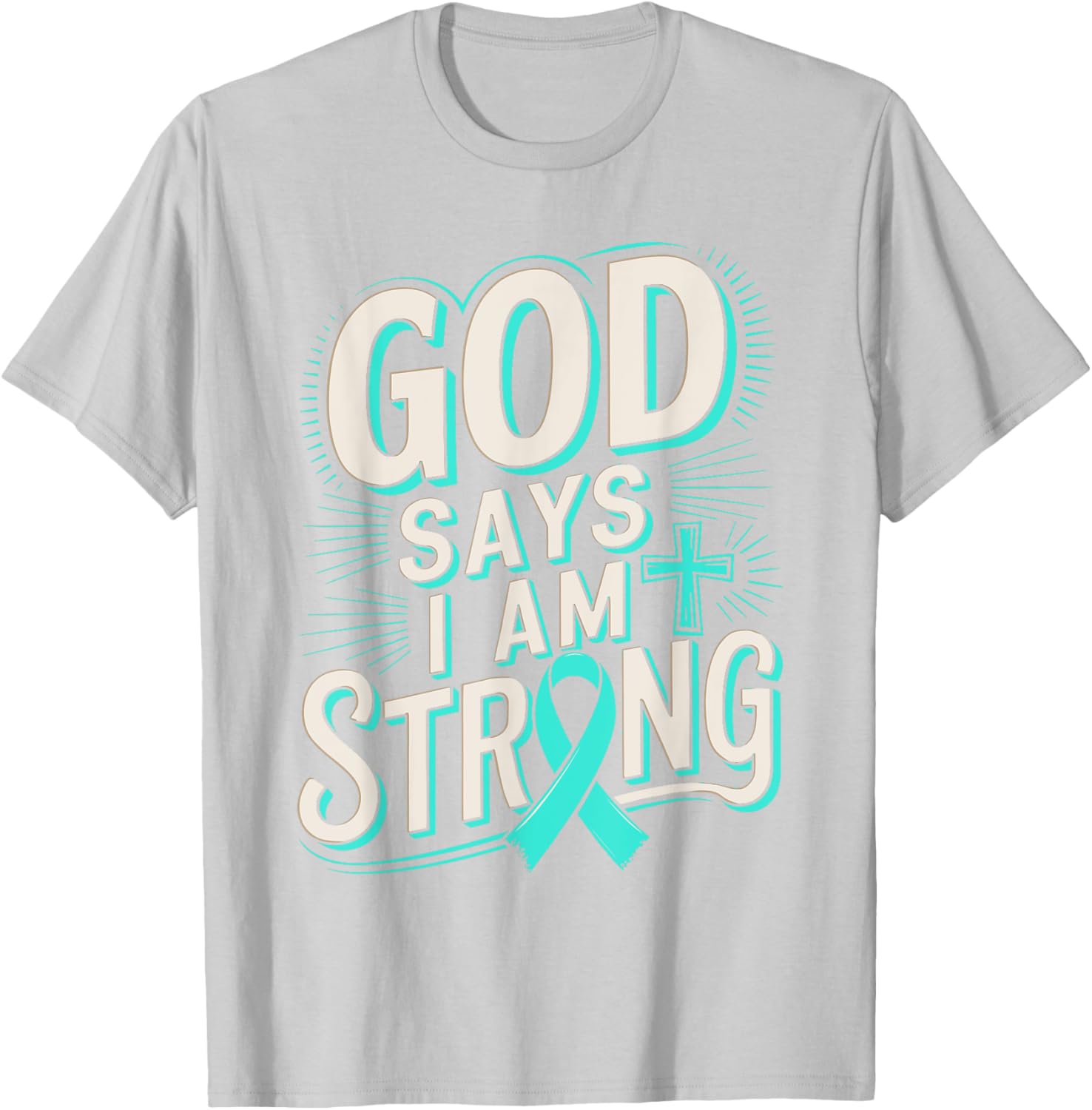 God Says I'm Strong Survivor Dysautonomia Awareness T-Shirt for Supporters - 18