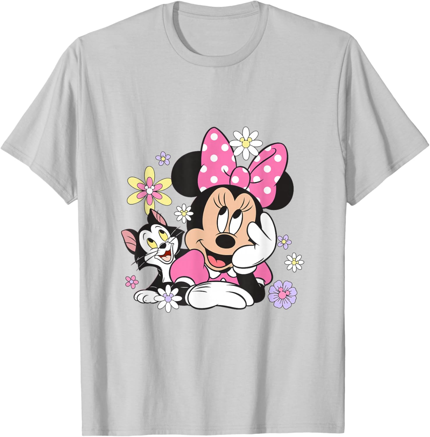 Minnie Mouse Figaro Floral T-Shirt for Disney Fans and Fashion Lovers - 6