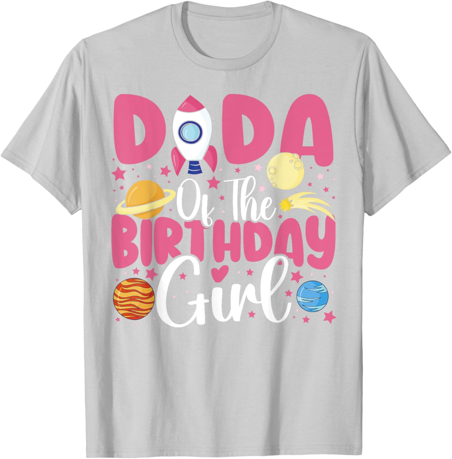 Birthday Girl Astronaut Family T-Shirt for Fun Celebrations - 16