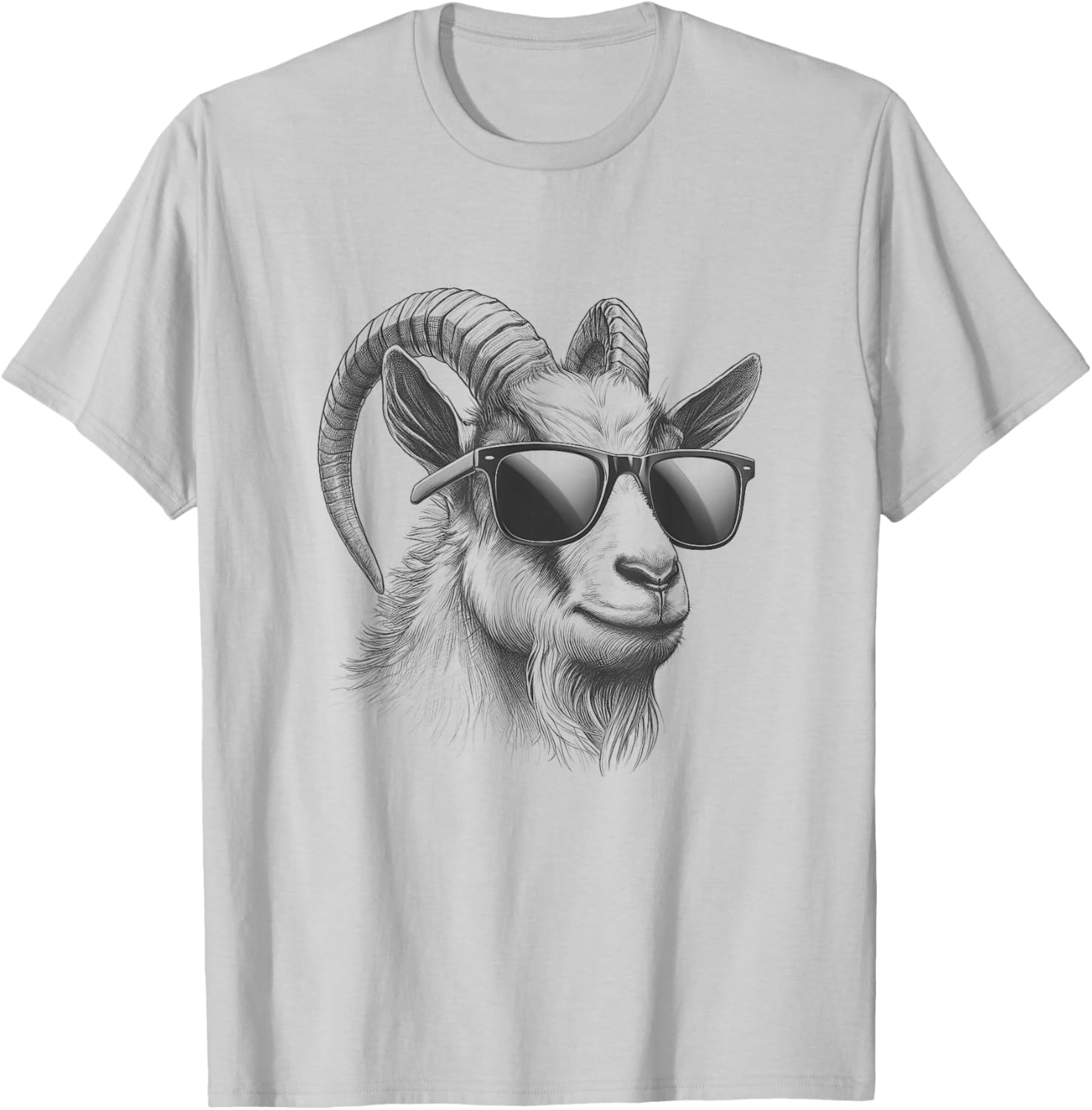 Cool Goat Sunglasses T-Shirt for Adults and Kids - Fun Casual Wear - 11
