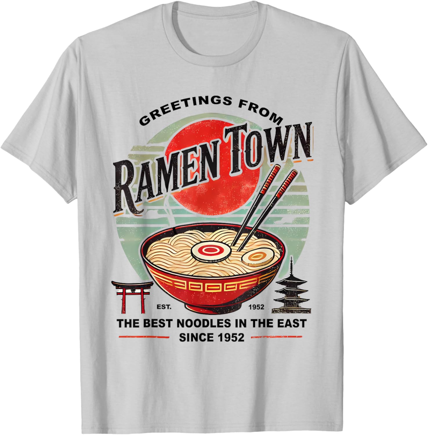 Vintage Japanese Ramen T-Shirt for Food Lovers and Fashion Enthusiasts - 6