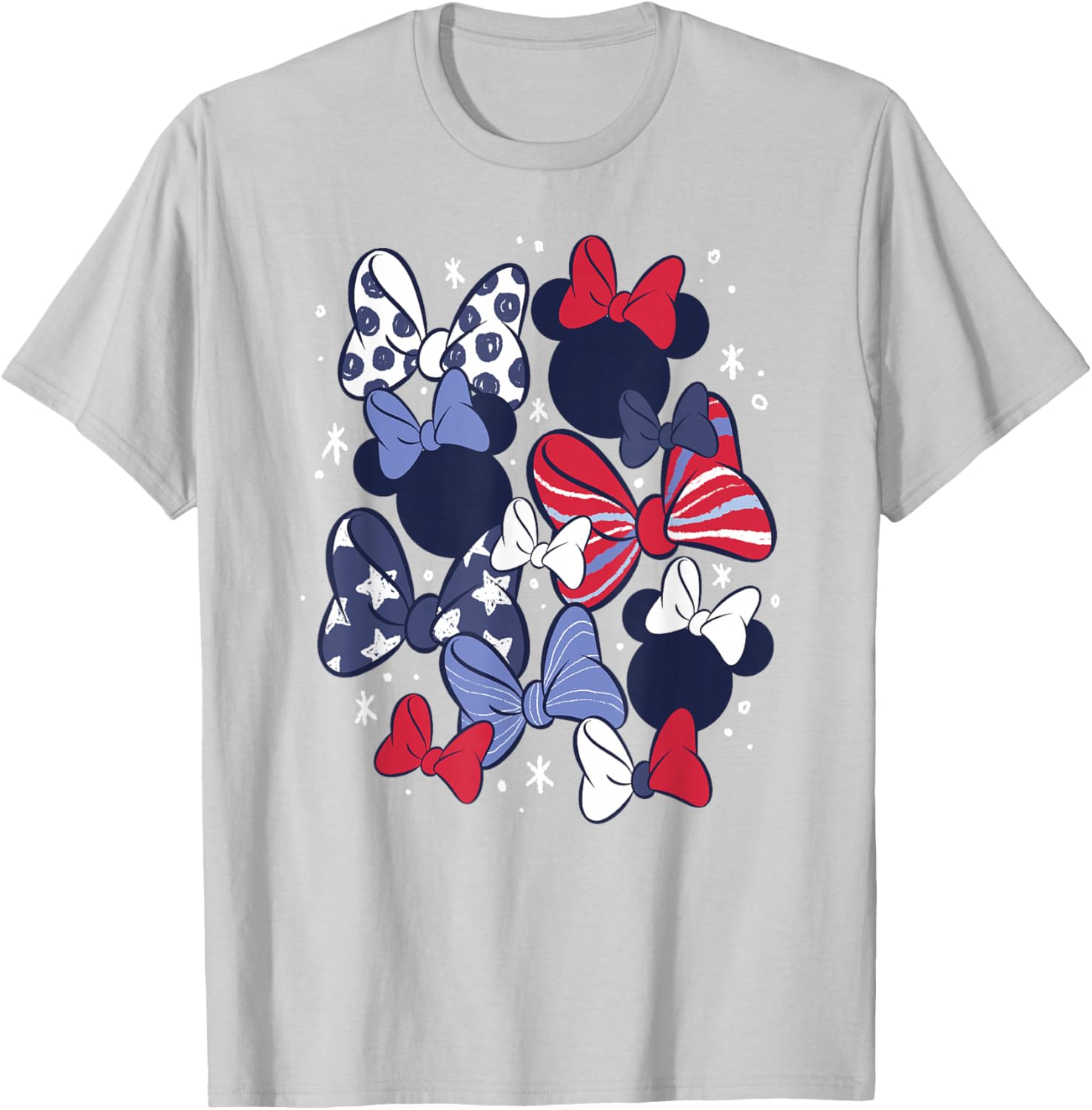 Disney Minnie Mouse 4th of July Retro Bow T-Shirt for Kids and Adults - 2