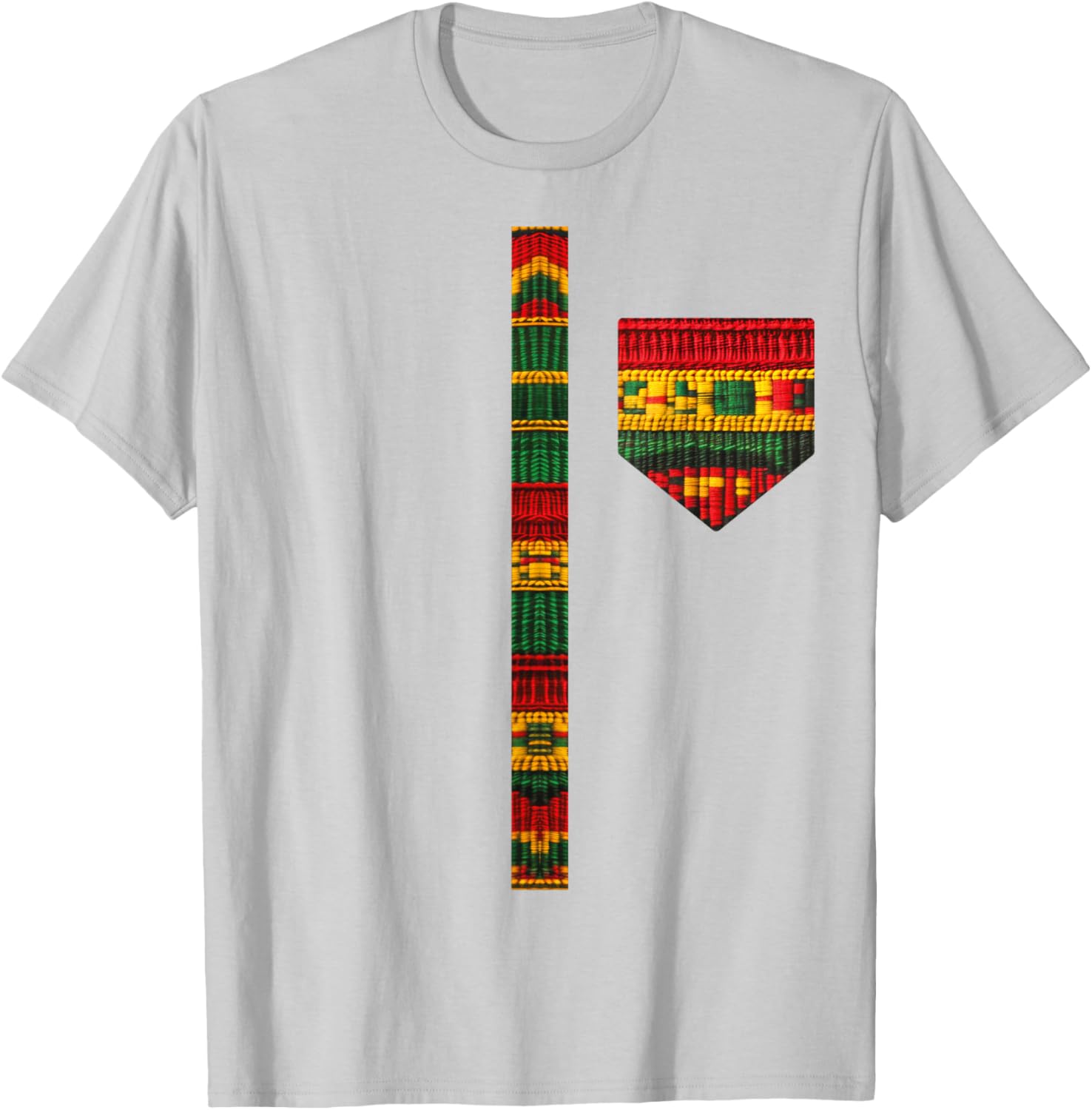 Stylish African Print Dashiki Kente Art T-Shirt for Men and Boys - 5