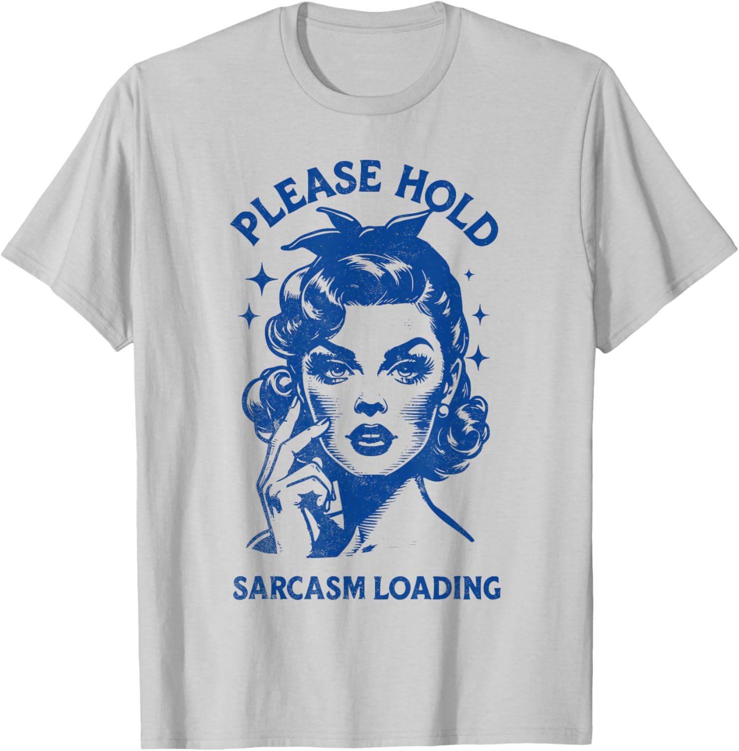 Retro Sarcasm Loading T-Shirt for Existential Dread Lovers - 5