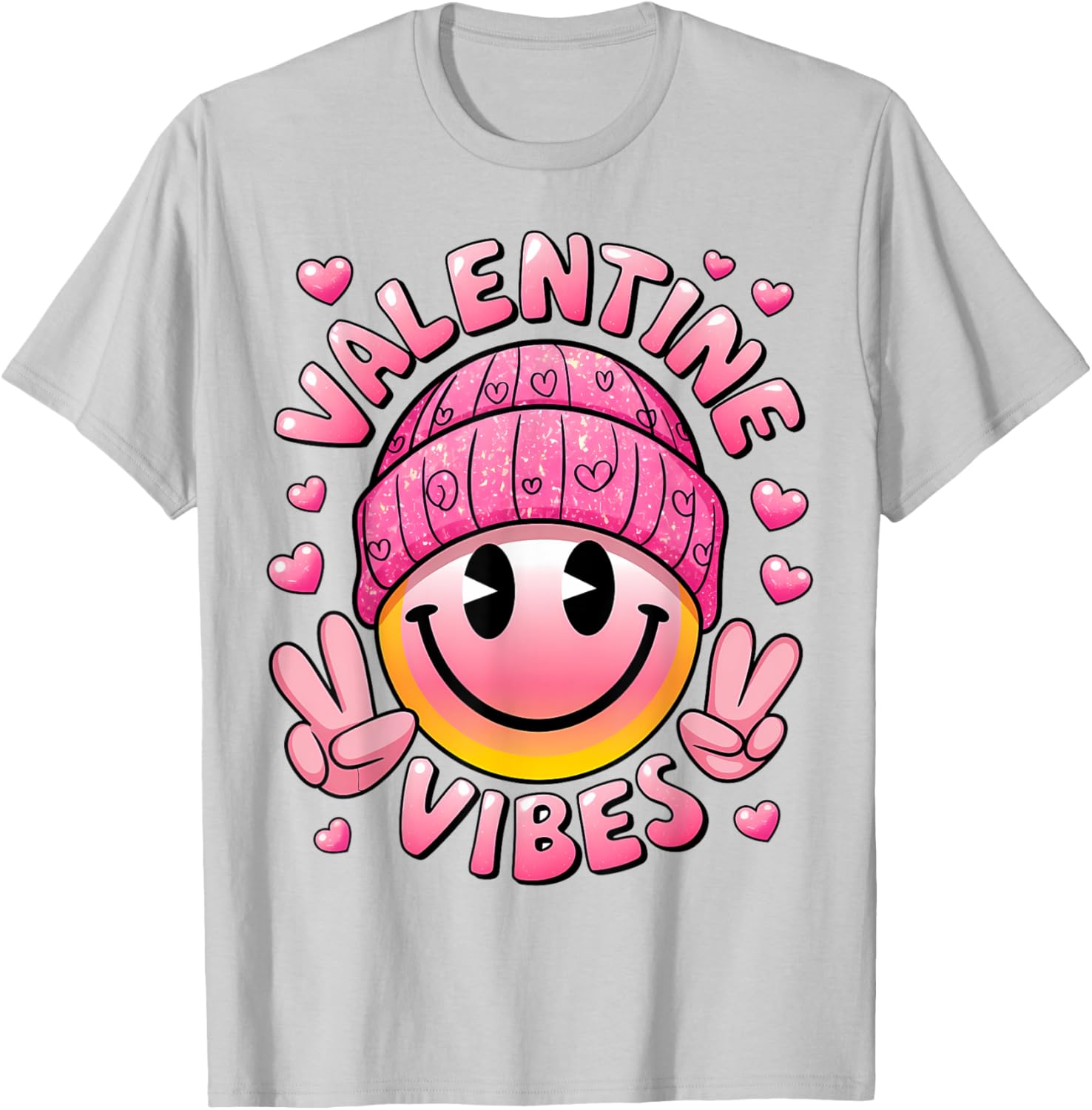 Valentine Vibes T-Shirt for Men, Women, and Kids - Perfect for Love Day - 27