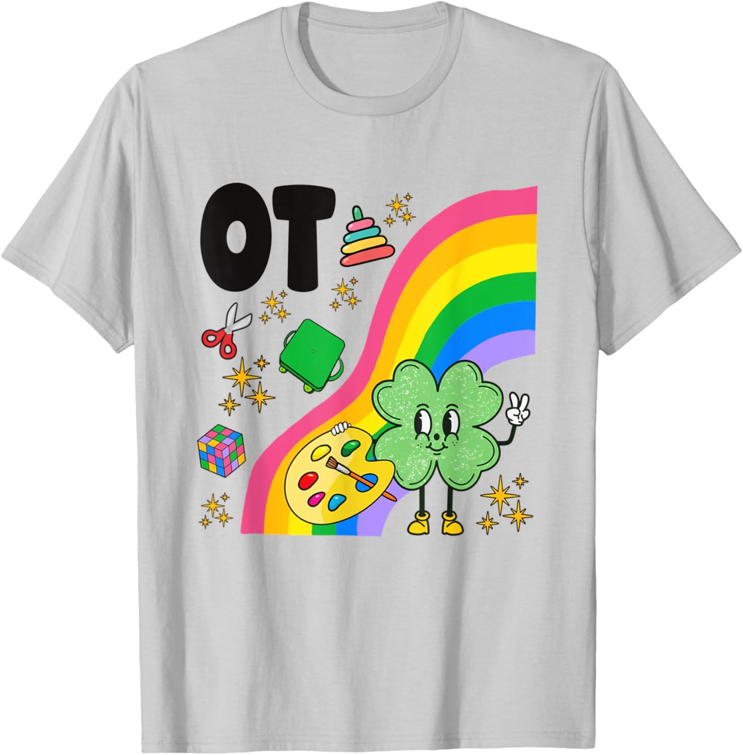 Occupational Therapy St. Patrick's Day T-Shirt for OT Assistants - 8