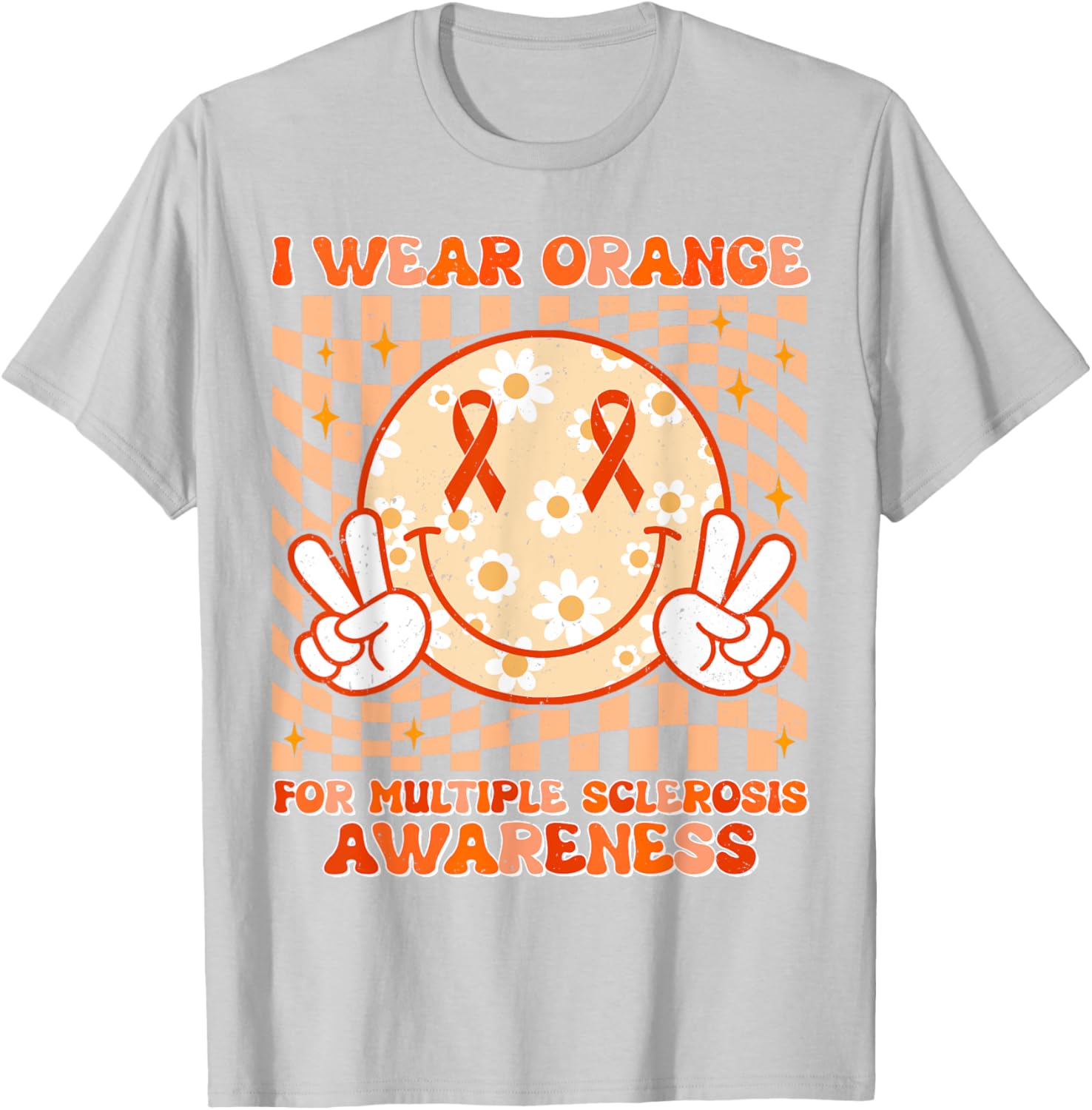 Motivation Support Multiple Sclerosis Awareness T-Shirt for MS Fighters - 16