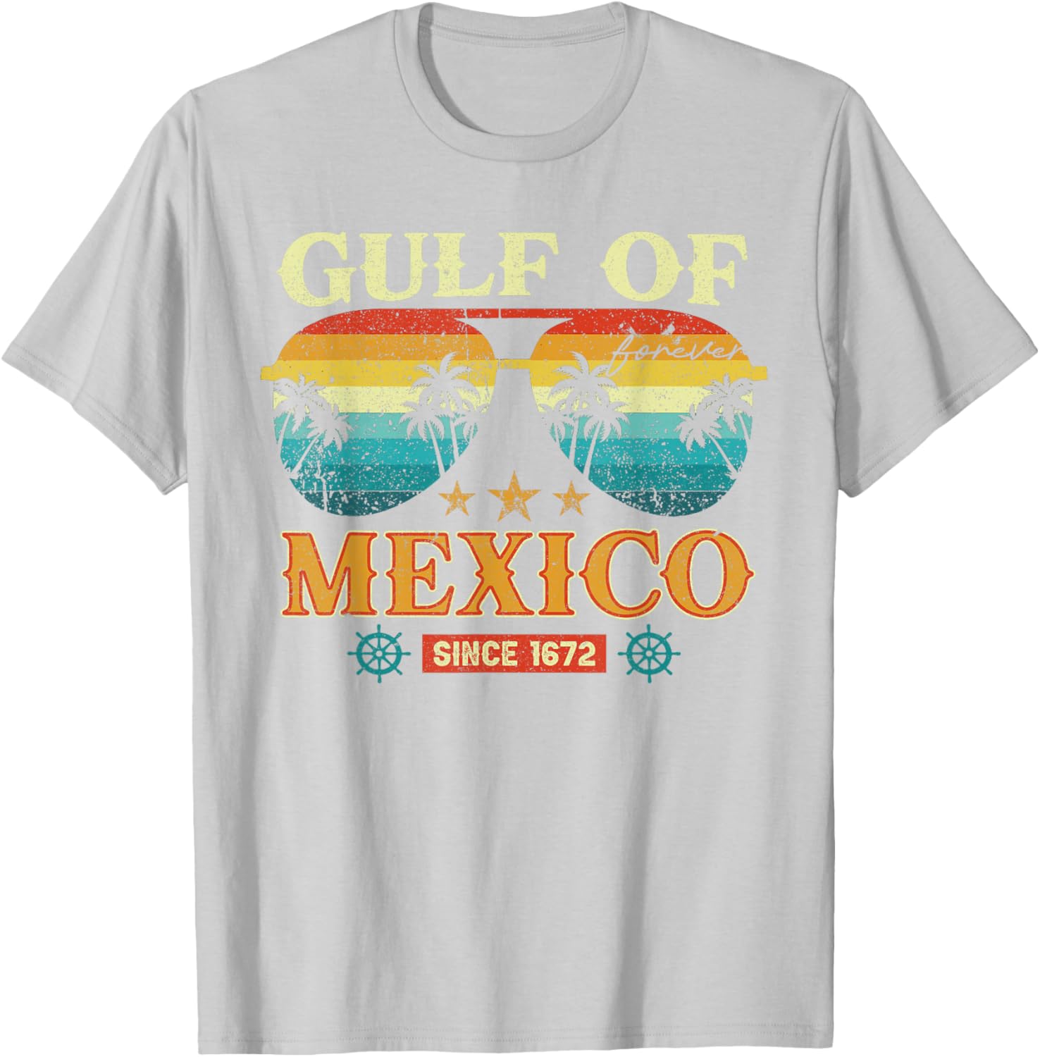 Gulf of Mexico Vintage T-Shirt Retro Style Clothing for Beach Lovers - 13