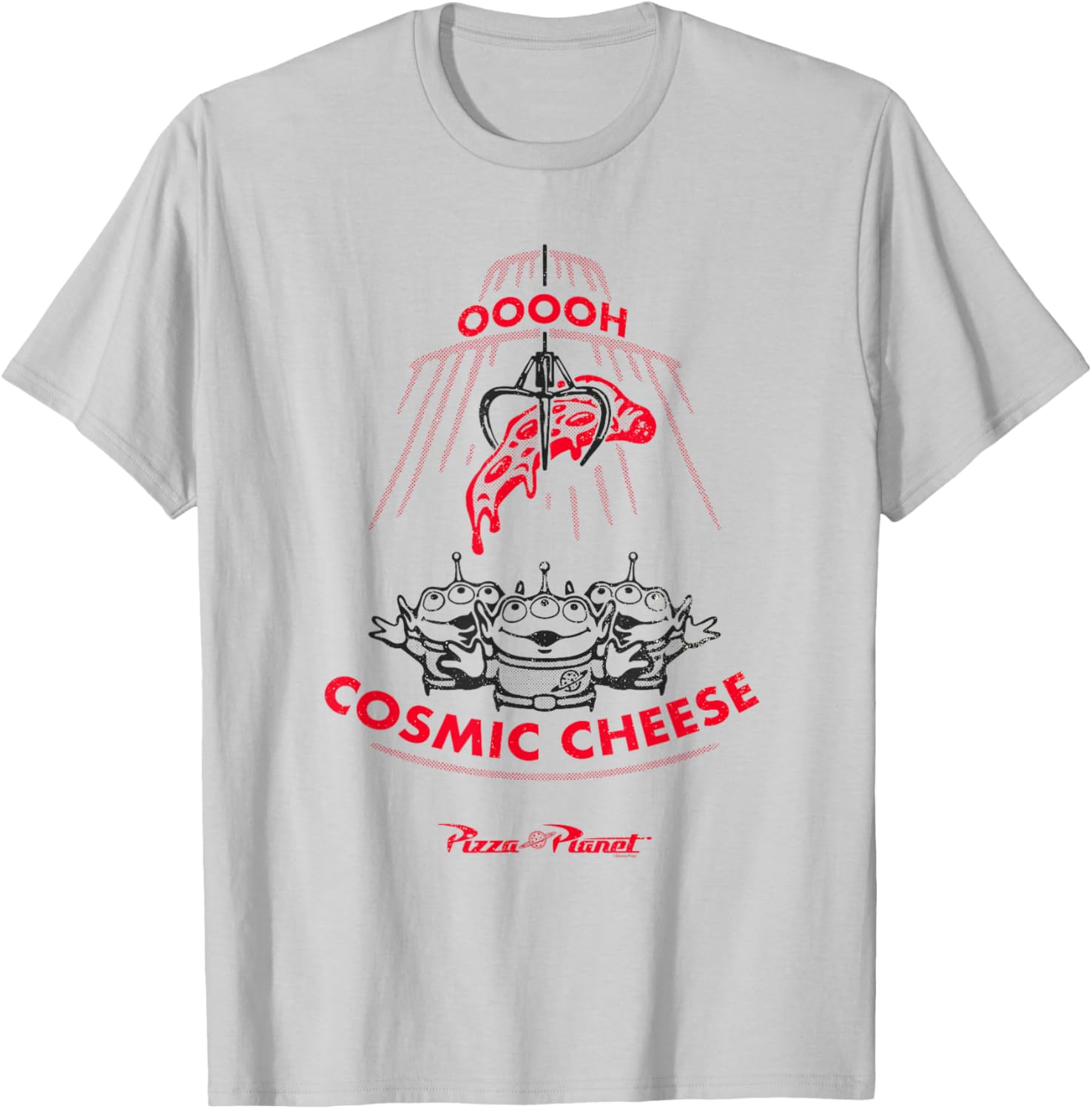 Cosmic Cheese T-Shirt Featuring Toy Story Pizza Planet Aliens - 11