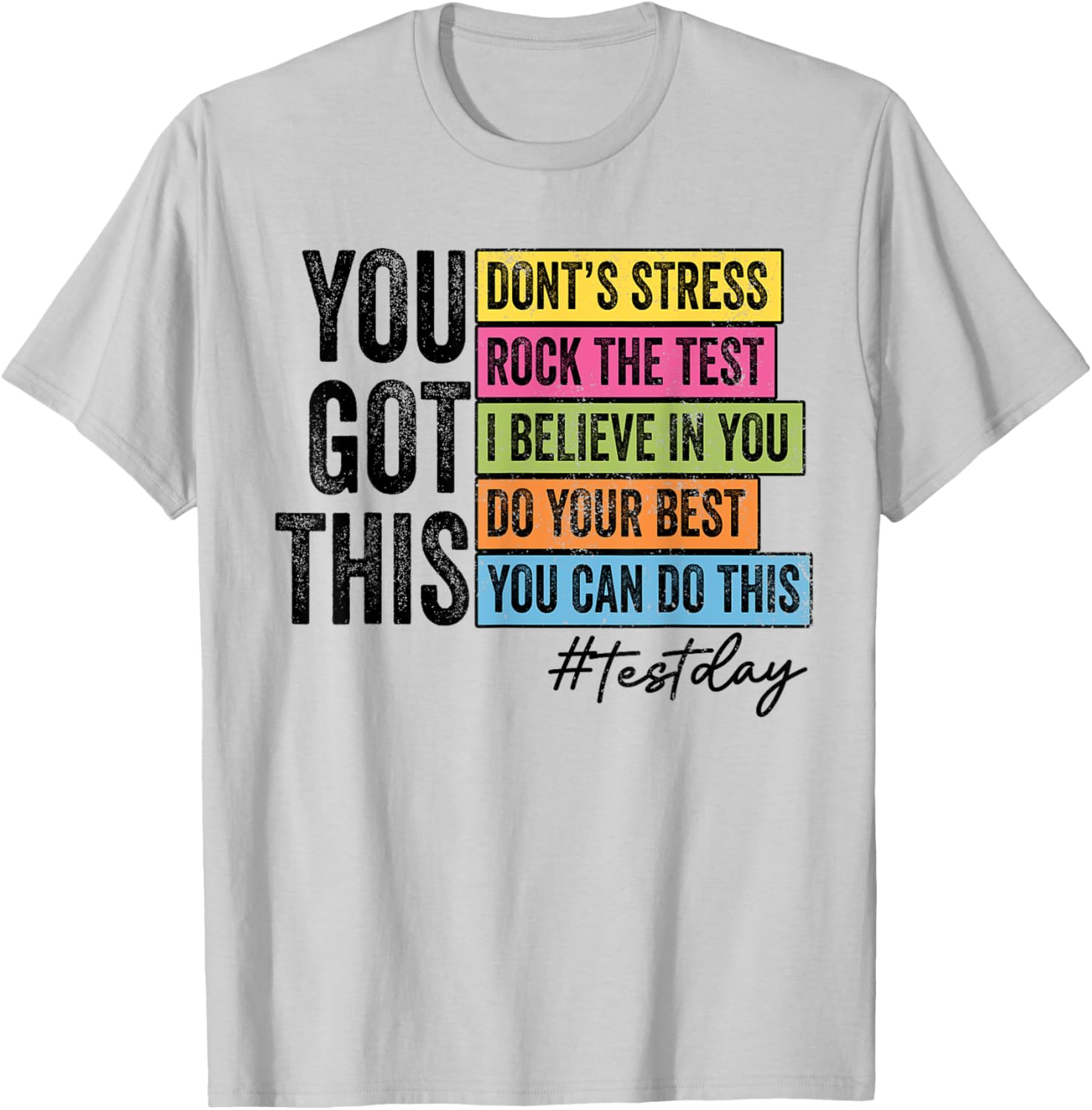 Retro You Got This Shirt Perfect for Exam Day Motivation and Style - 1