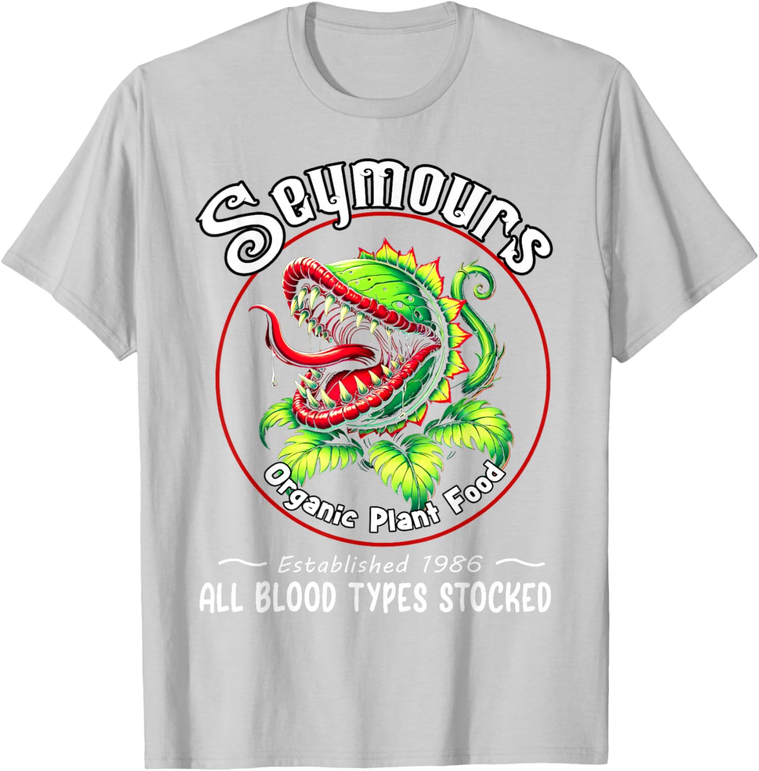 Organic Plant Food Horror Retro T-Shirt Fun Unique Apparel for Fans - 24