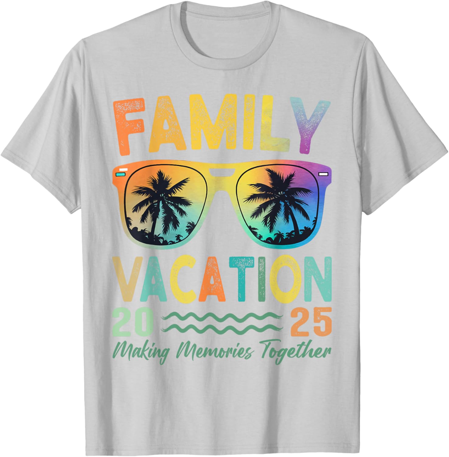 Family Vacation 2025 Memories Family Reunion T-Shirt for All Ages - 5