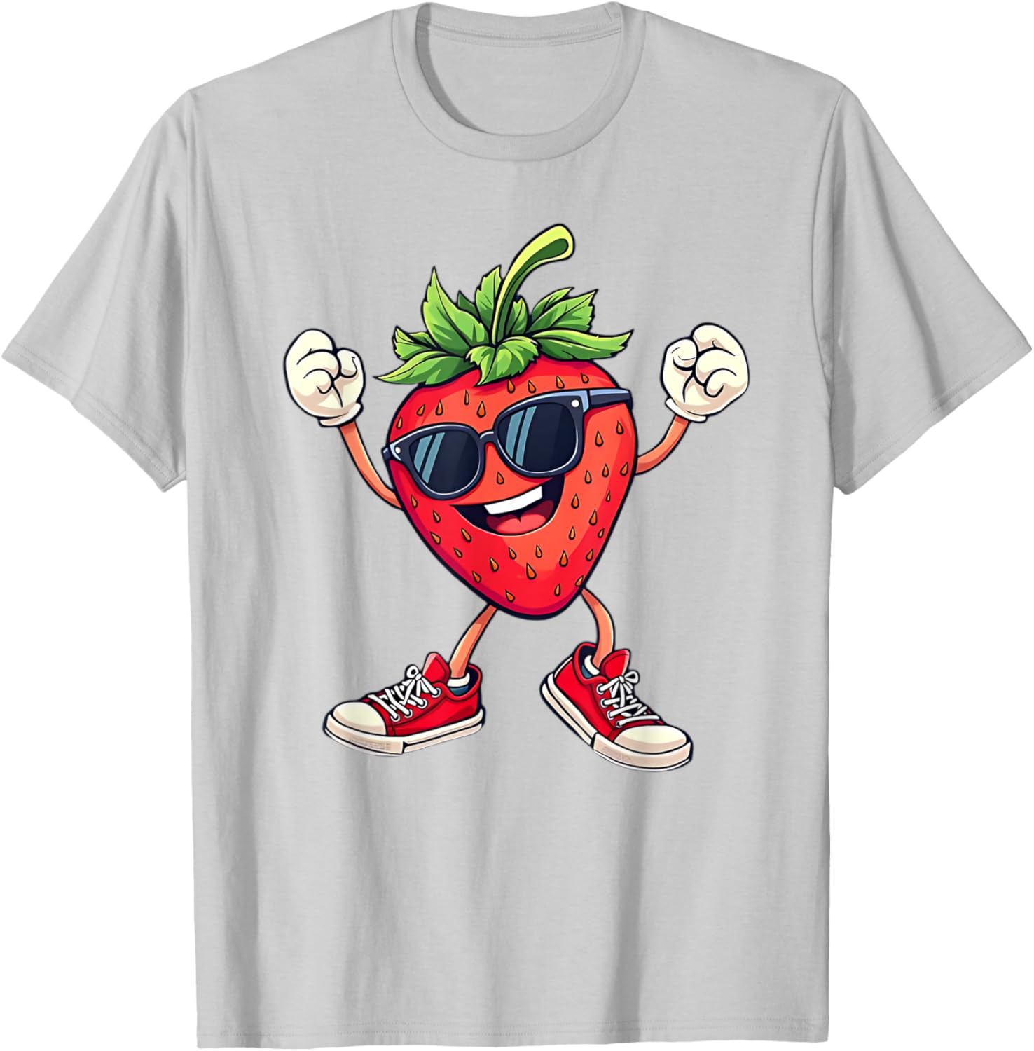 Fun Partying Strawberry Costume T-Shirt for Kids Boys and Girls - 2