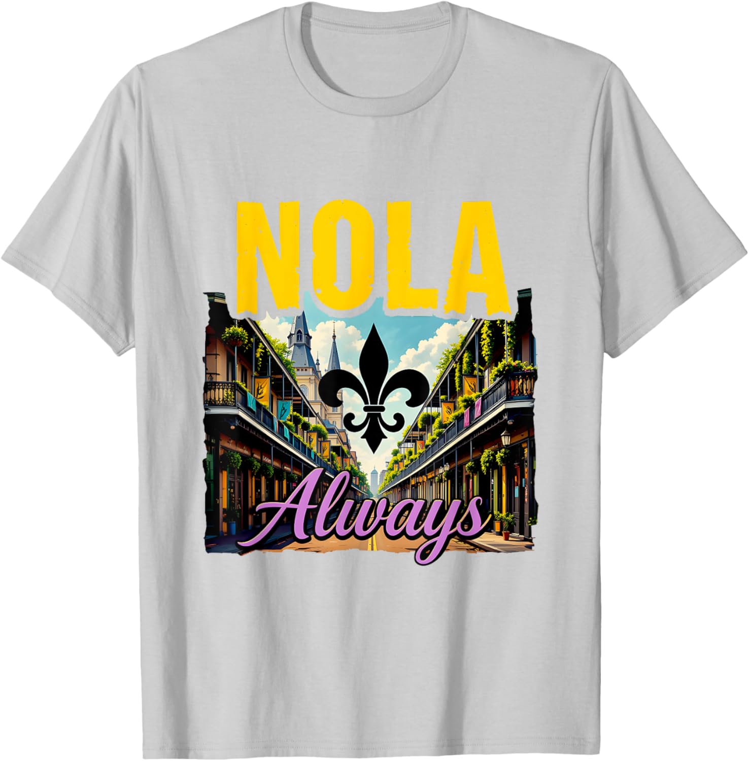 NOLA Never Forget New Orleans Support T-Shirt for Proud Locals - 15