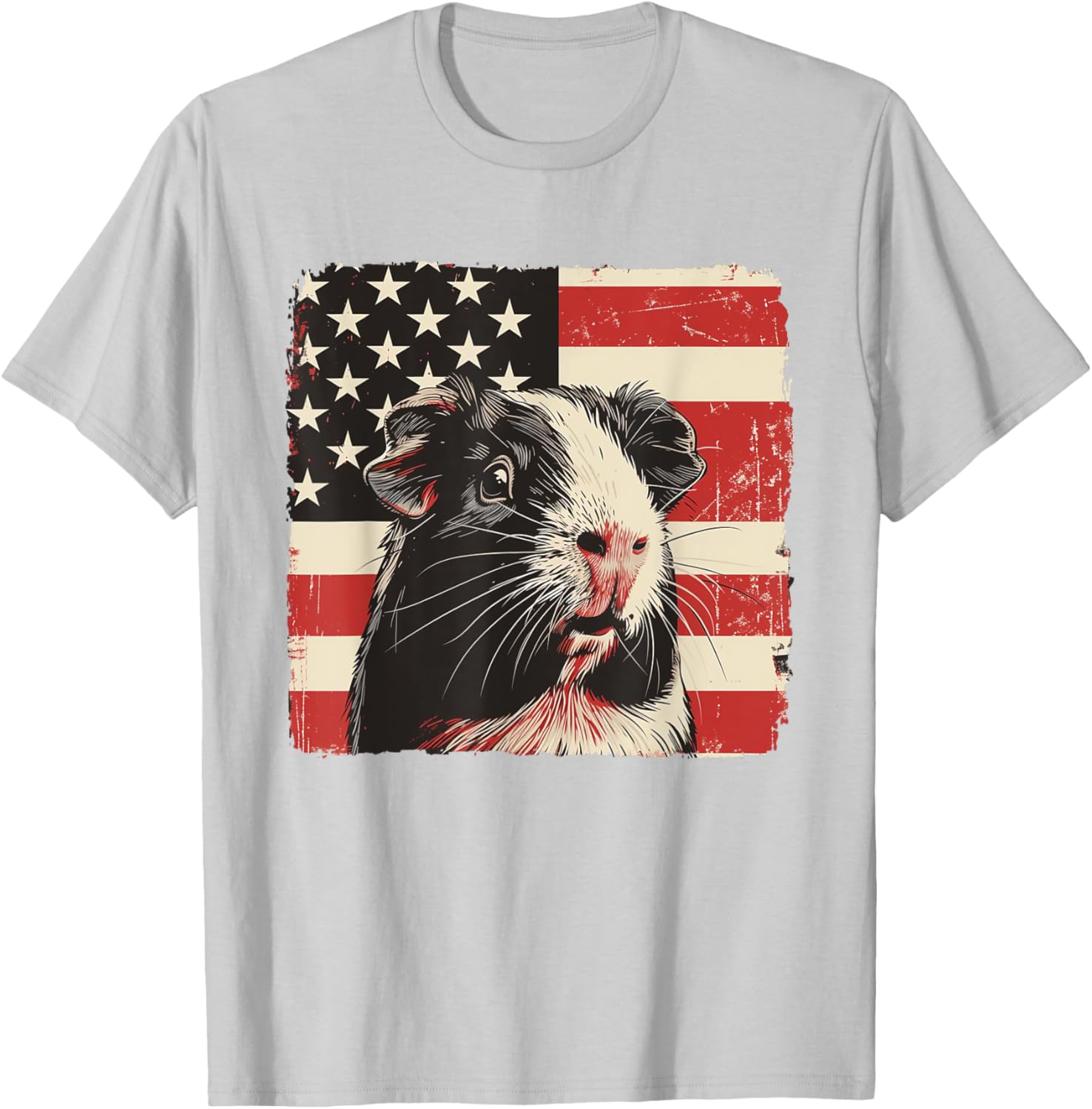 Patriotic Guinea Pig 4th of July T-Shirt for Boys and Kids - 5