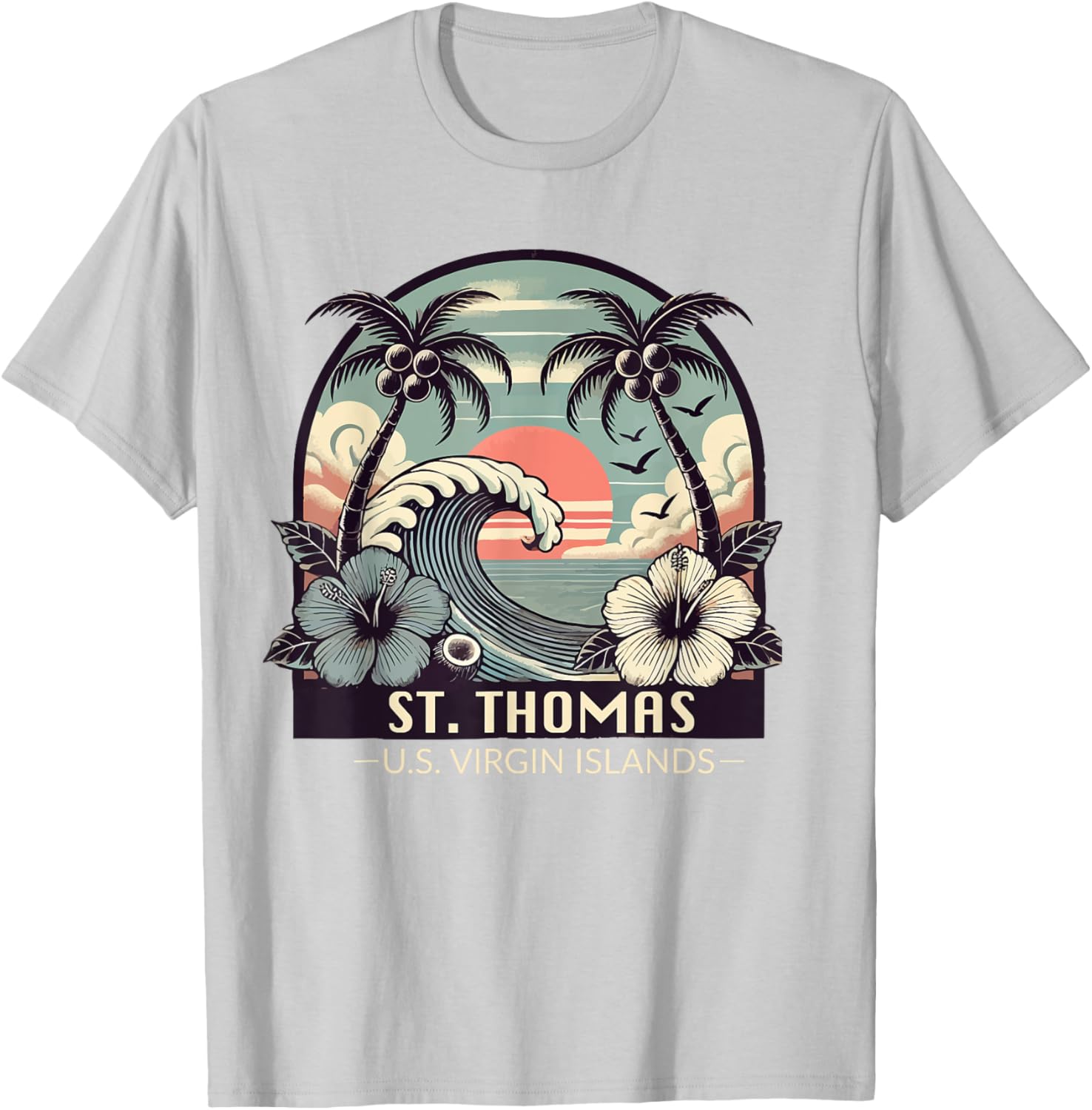 St. Thomas US Virgin Islands Souvenir Vacation T-Shirt for Tourists - 2
