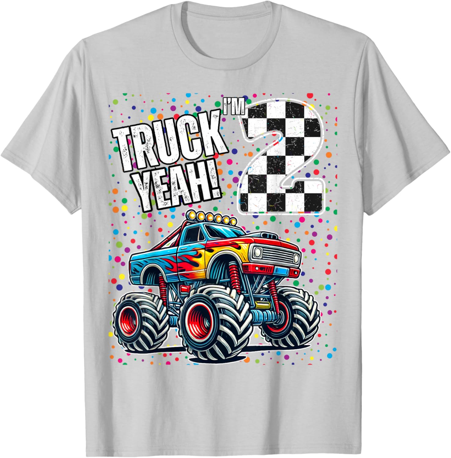 2nd Birthday Monster Truck Shirt for Boys - Fun Family T-Shirt - 6