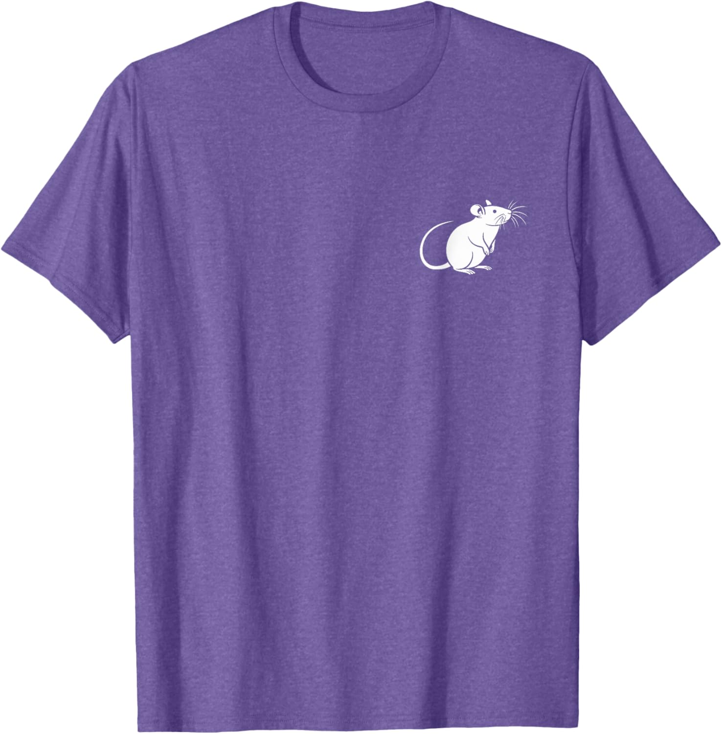 Cute Minimalist Mouse Rat T-Shirt for Animal Lovers and Casual Wear - 12