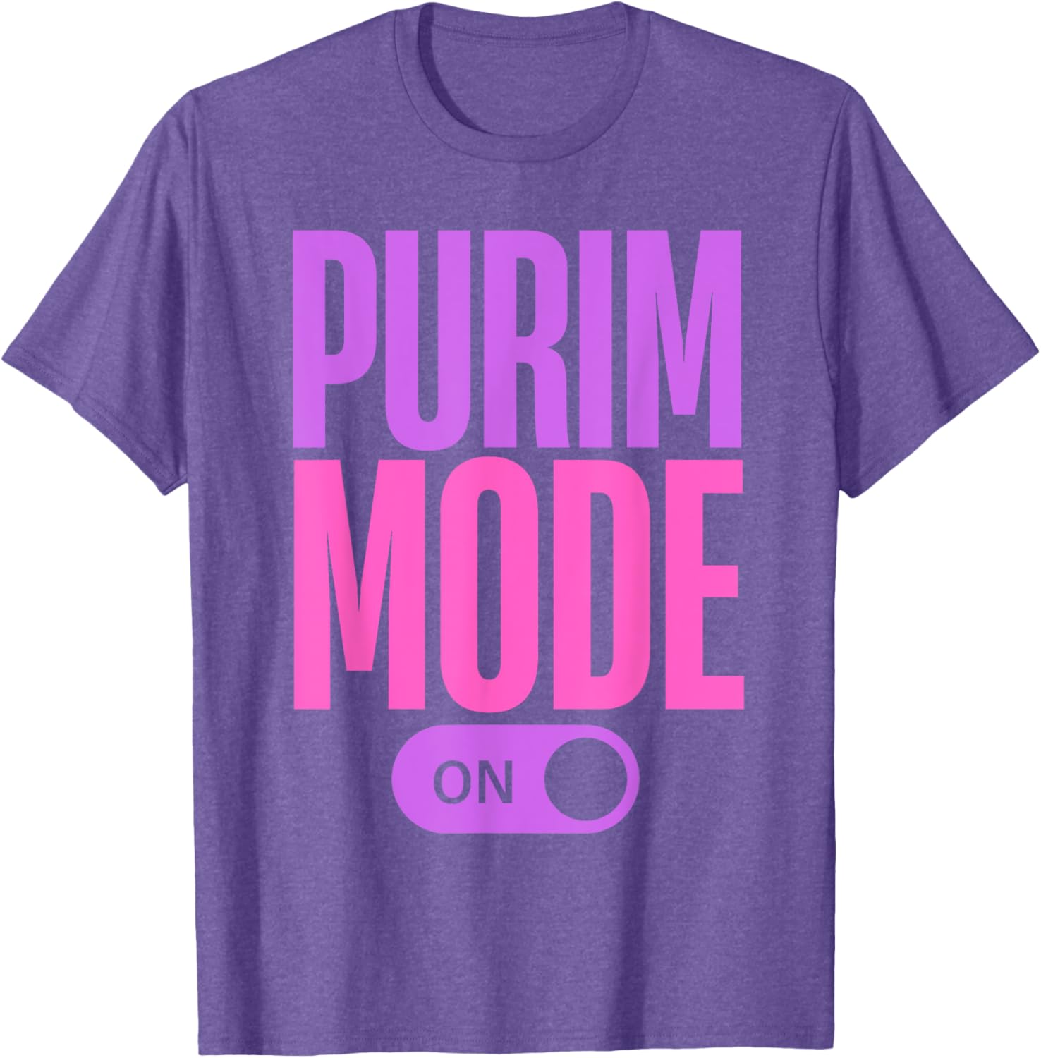 Funny Purim T-Shirt - Purim Mode On Costume for Happy Jewish Celebration - 7