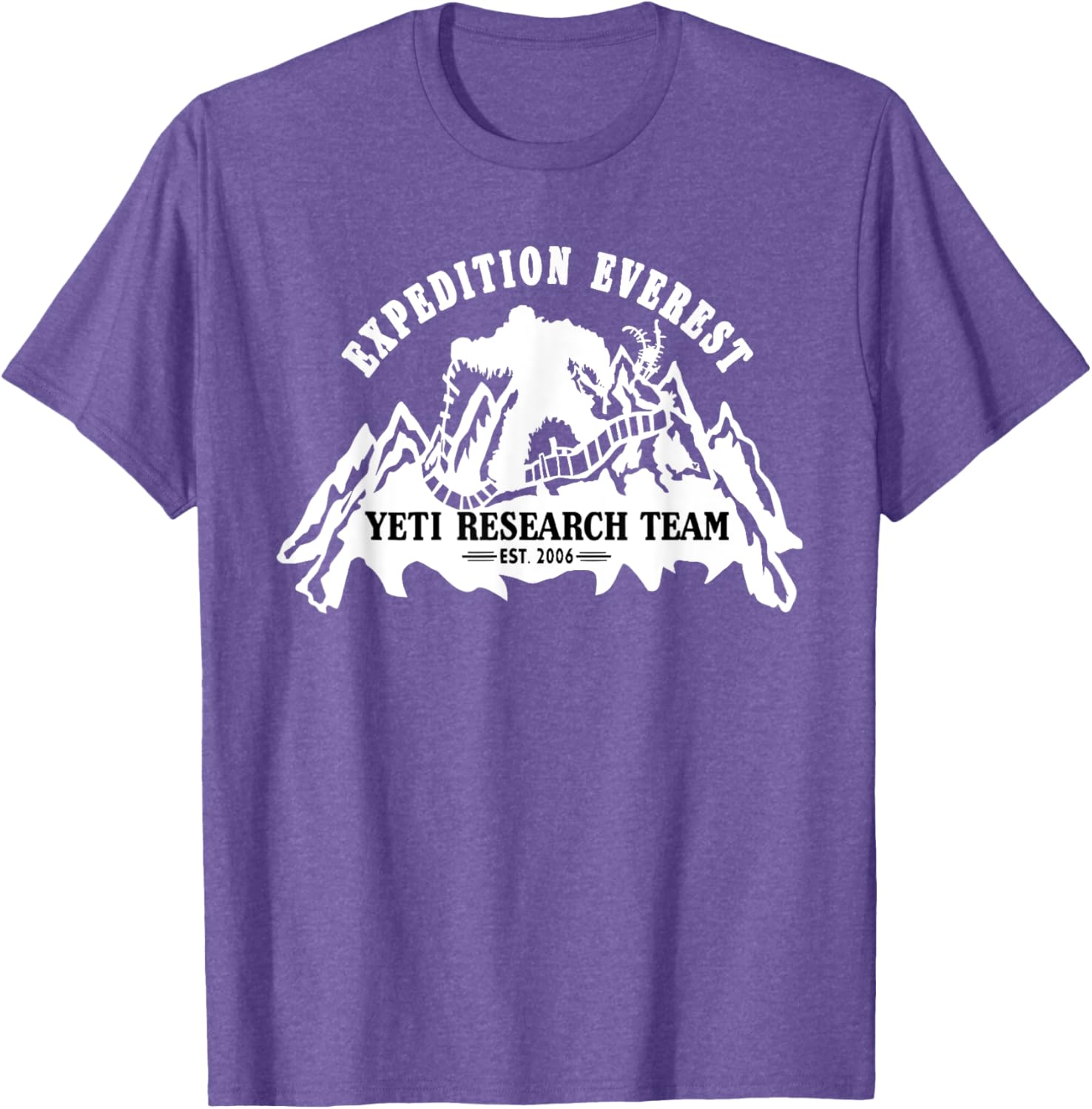 Mountain Lovers Expedition Everest Animal Theme Park Trip T-Shirt - 11