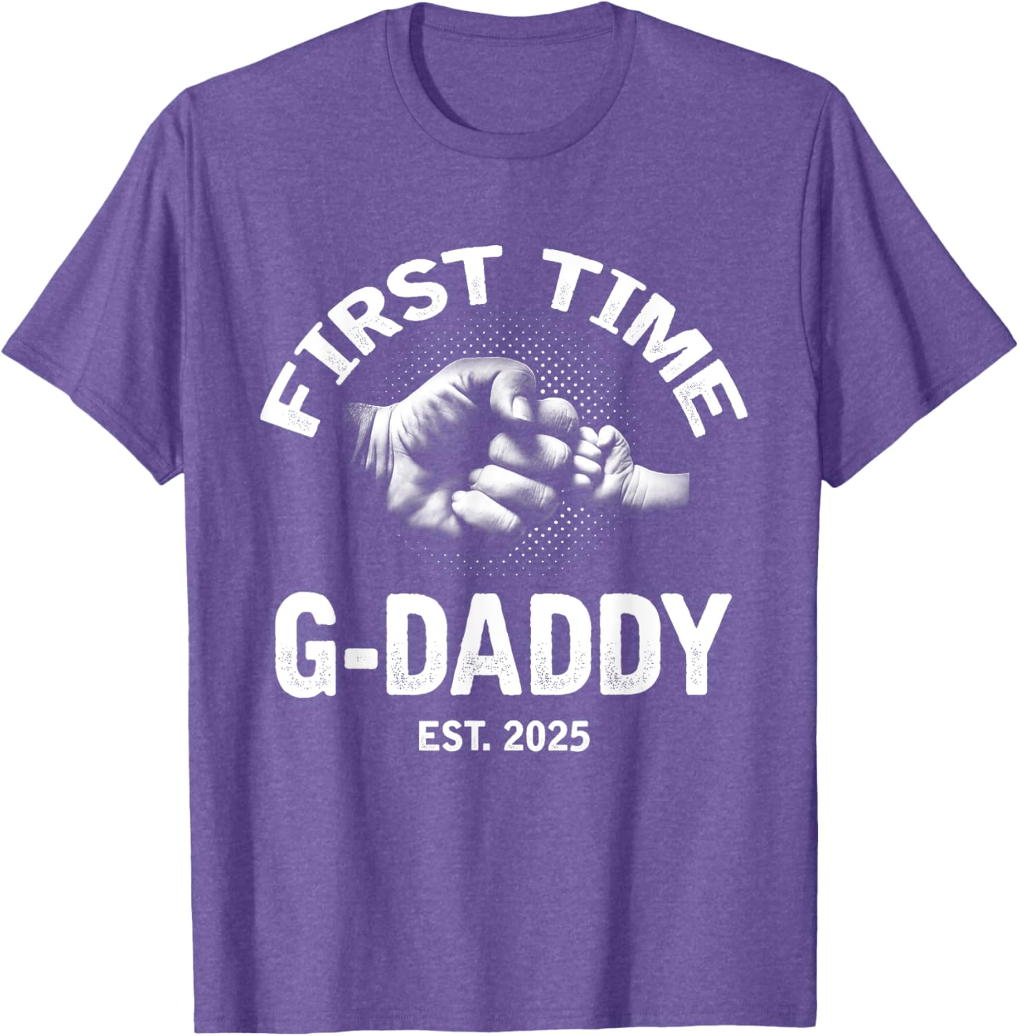 First Time G-Daddy 2025 Father's Day Vintage T-Shirt for Proud Dads - 13