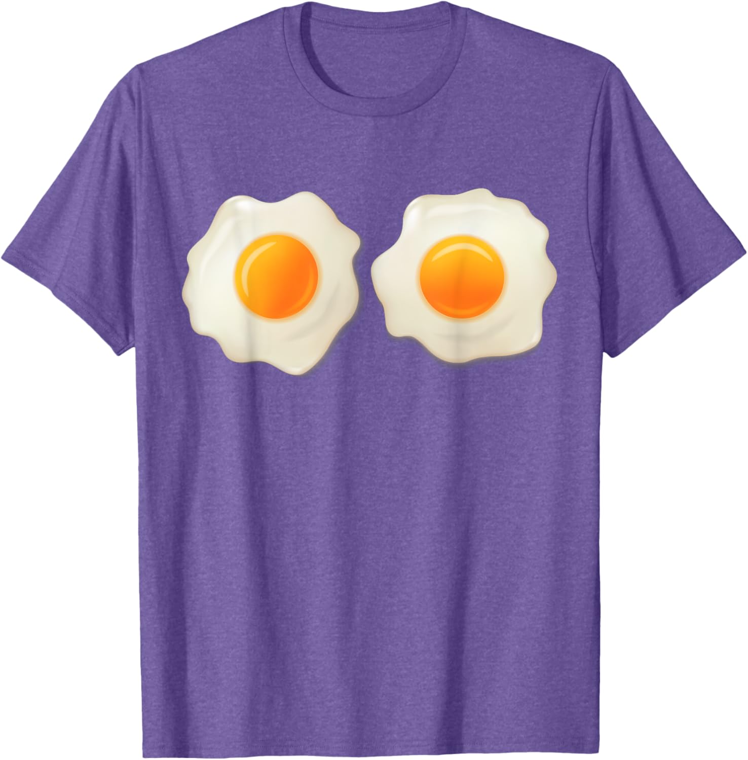 Double Fried Eggs Sunny Side Up T-Shirt for Food Lovers and Fun Apparel - 16