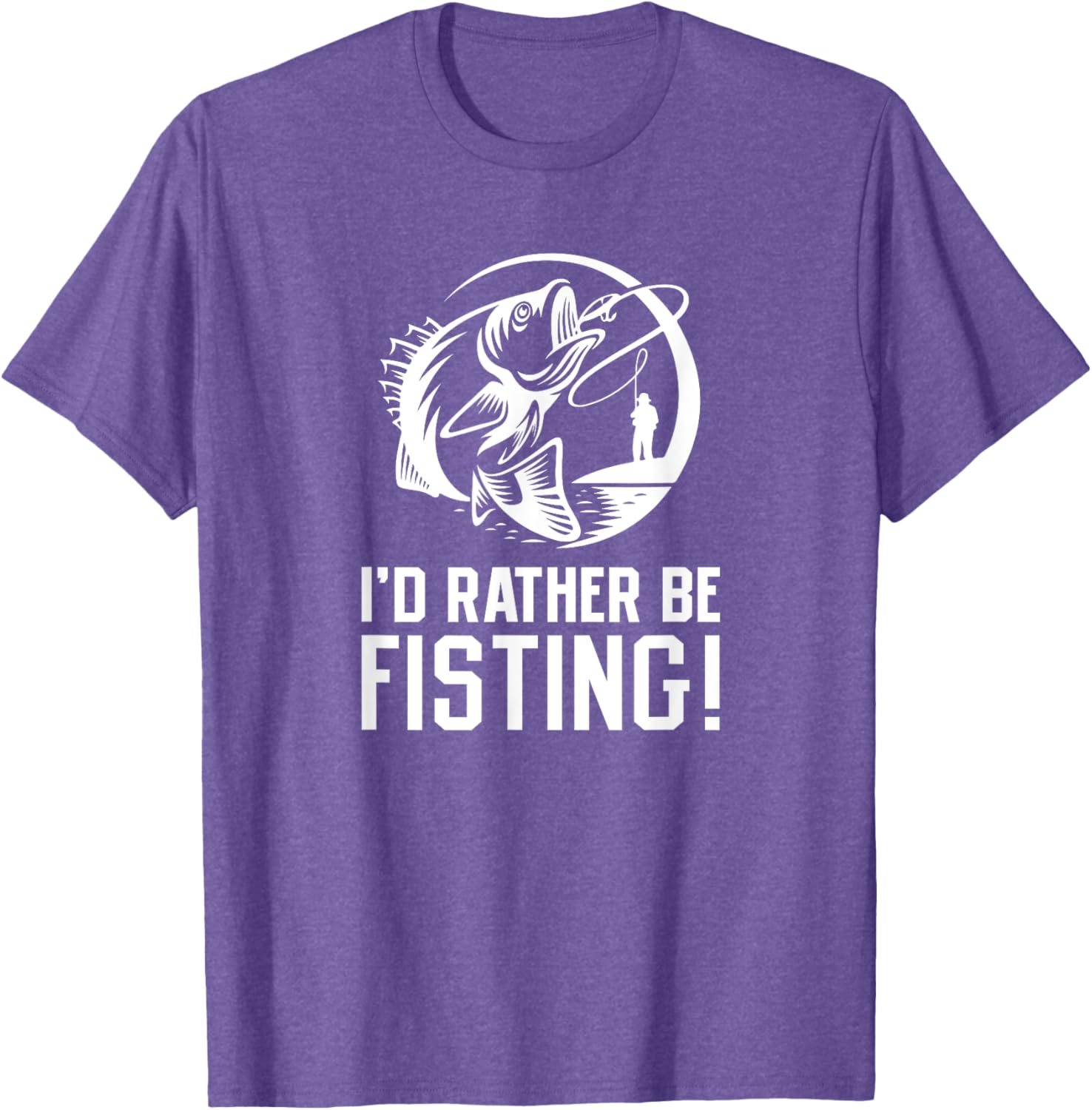 I'd Rather Be Fisting Funny Graphic T-Shirt for Casual Wear - 19
