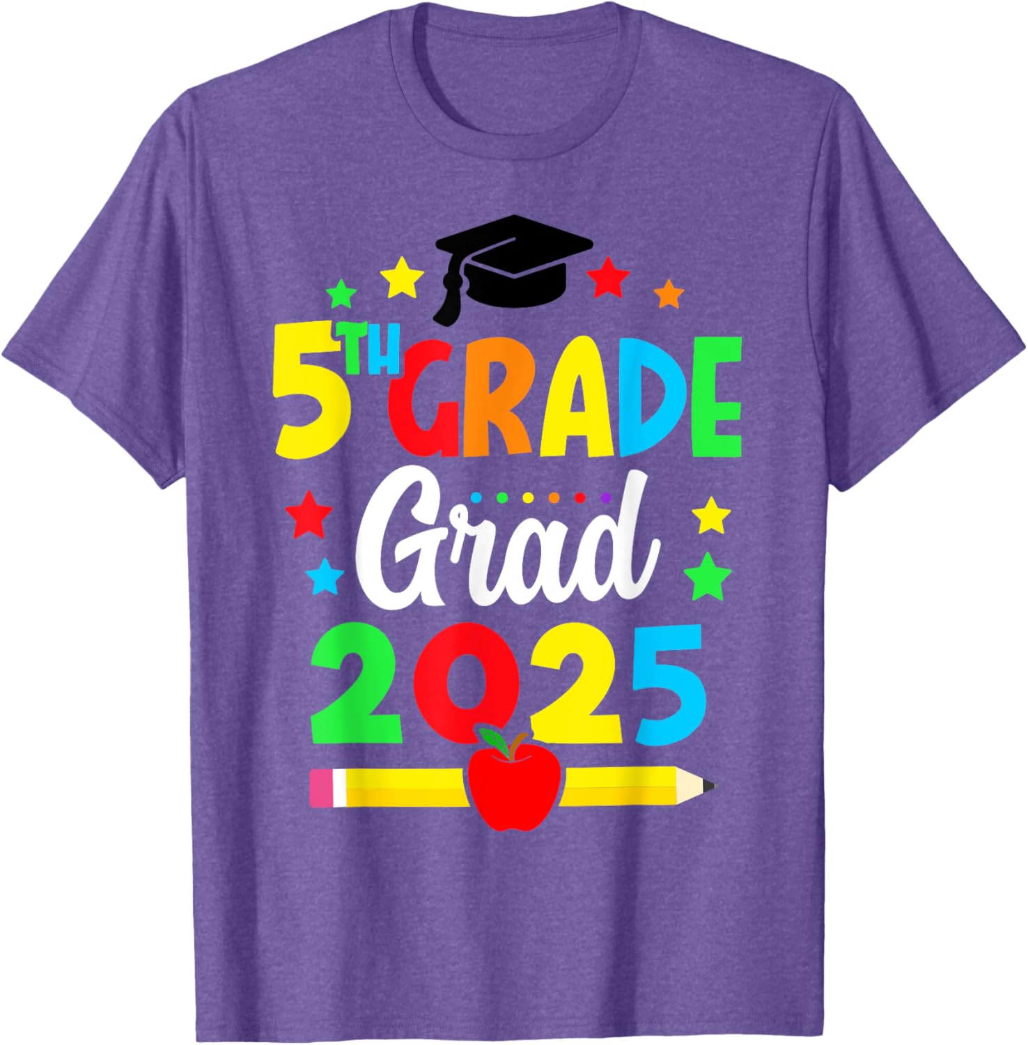 Fifth Grade Graduation 2025 T-Shirt for Young Graduates and Dreamers - 12