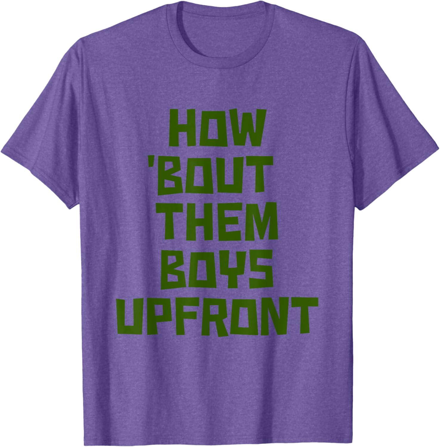 How 'Bout Them Boys Upfront Design Cool Graphic T-Shirt for Fans - 5