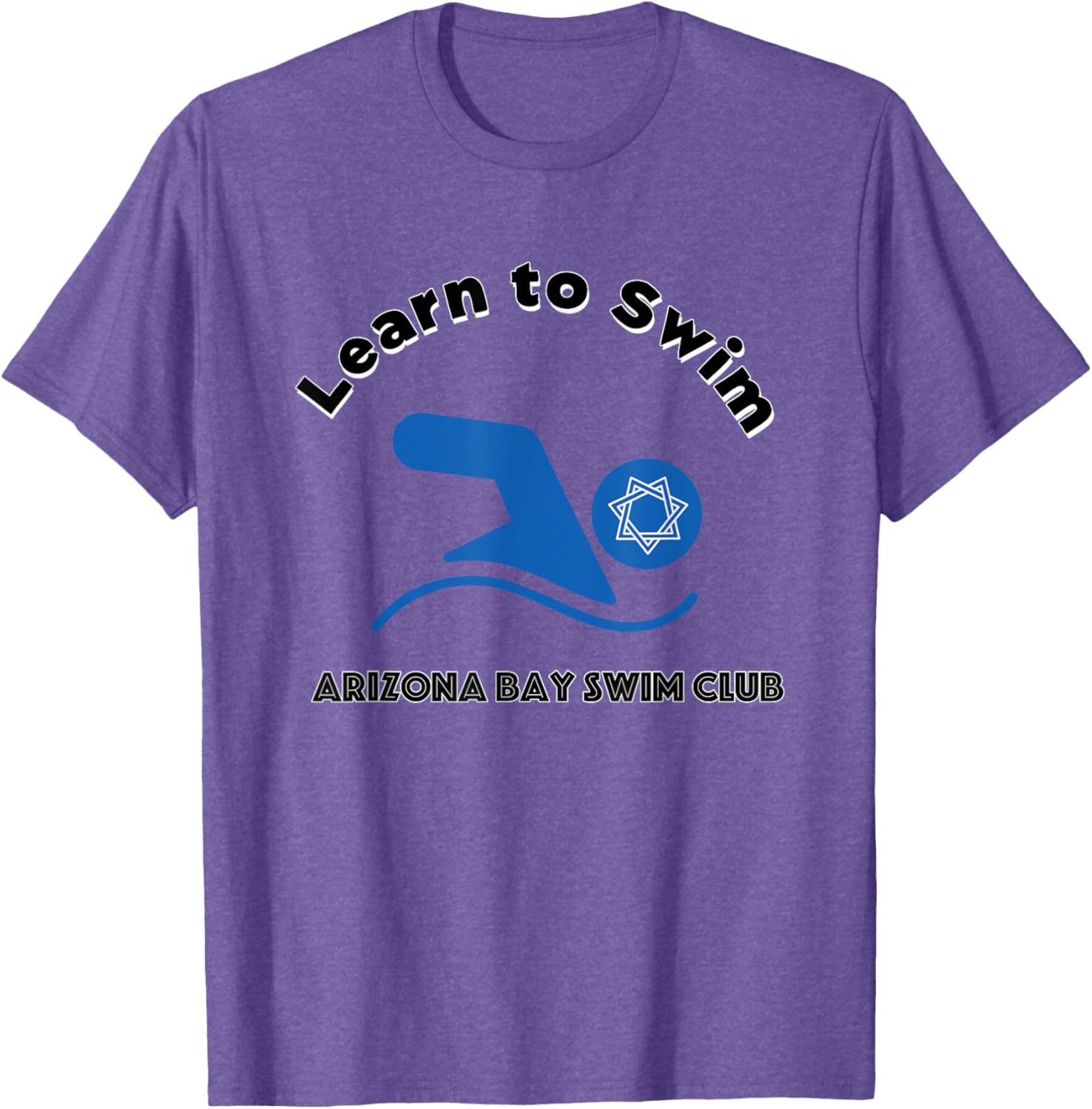 Learn to Swim Club Bay Arizona T-Shirt Fun Summer Swimwear Apparel - 16