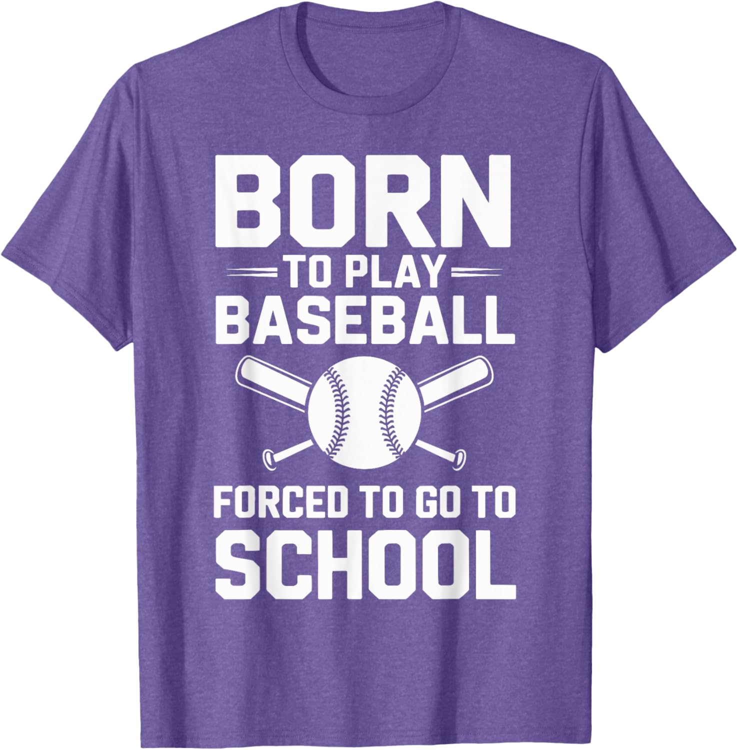 Born to Play Baseball T-Shirt Perfect for Young Athletes in School - 17