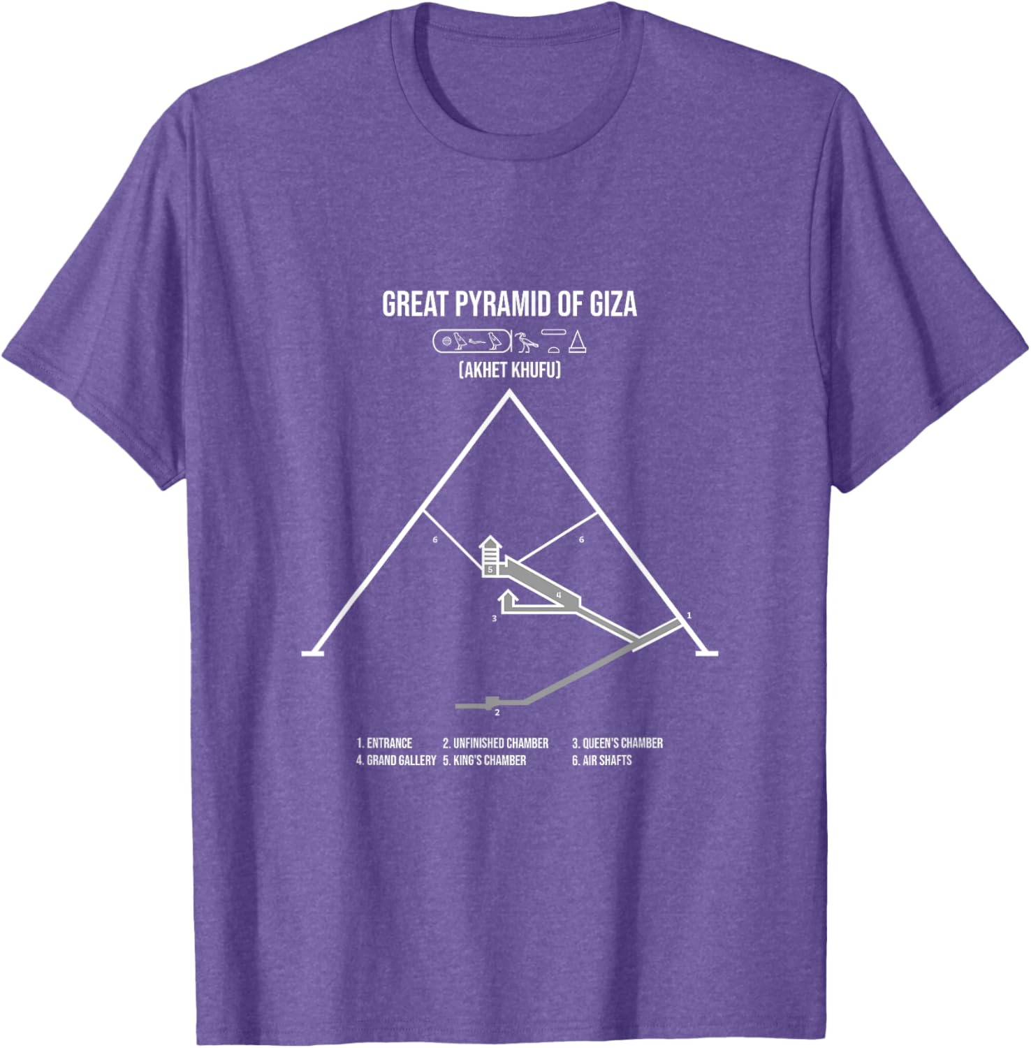 Great Pyramid of Giza T-Shirt for Travel Lovers and History Buffs - 10