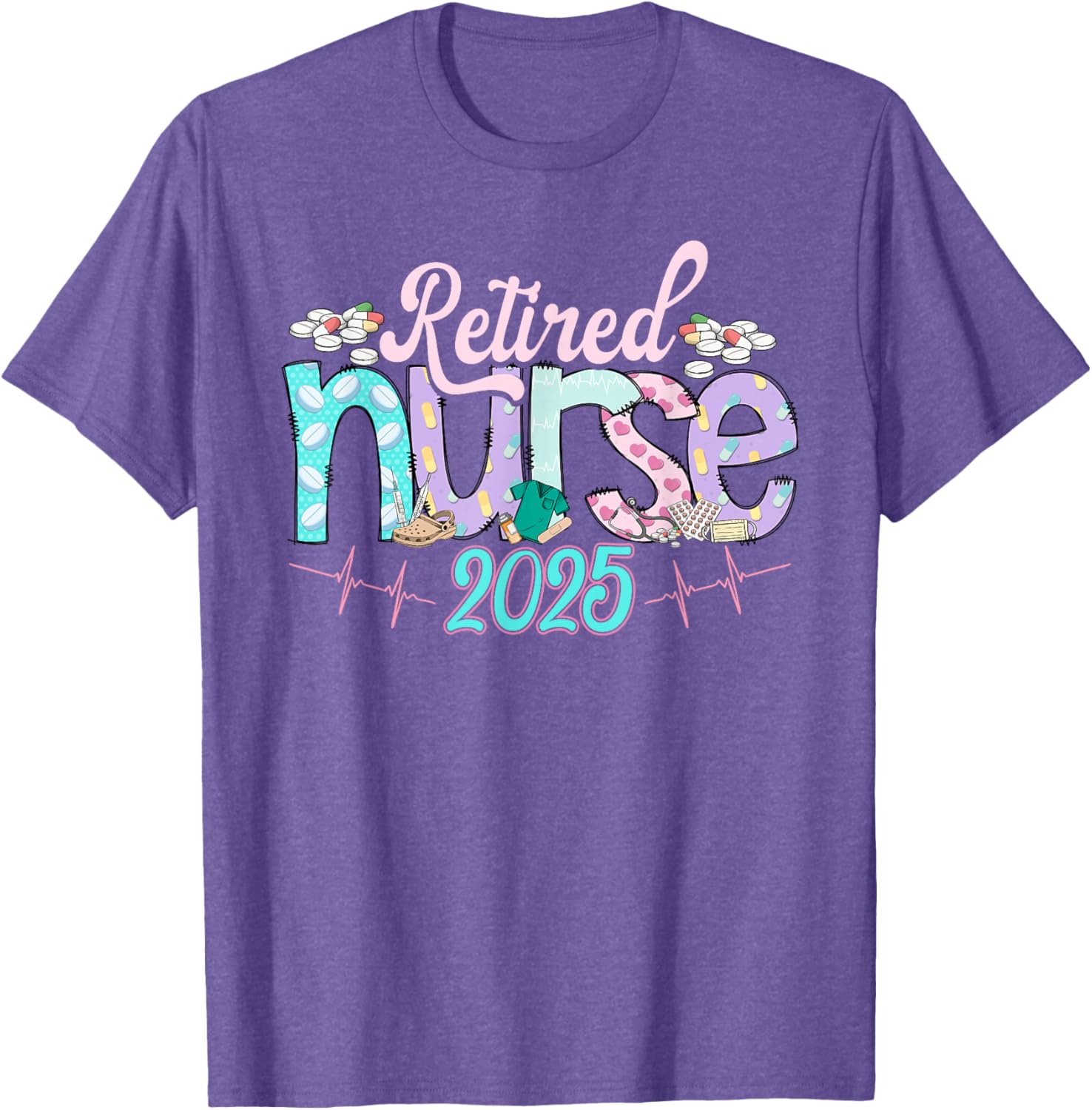 Tie Dye Retired Nurse T-Shirt 2025 Perfect Gift for Nurses - 29