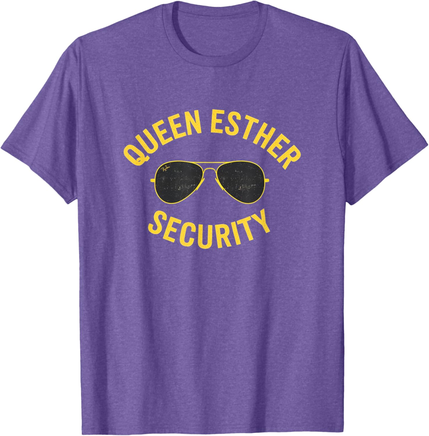 Funny Queen Esther Security T-Shirt for Purim Parties and Celebrations - 8
