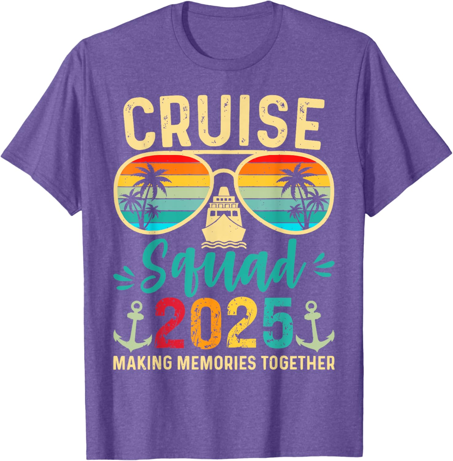 Cruise Squad 2025 Birthday Party Matching T-Shirt for Fun Vacations - 14