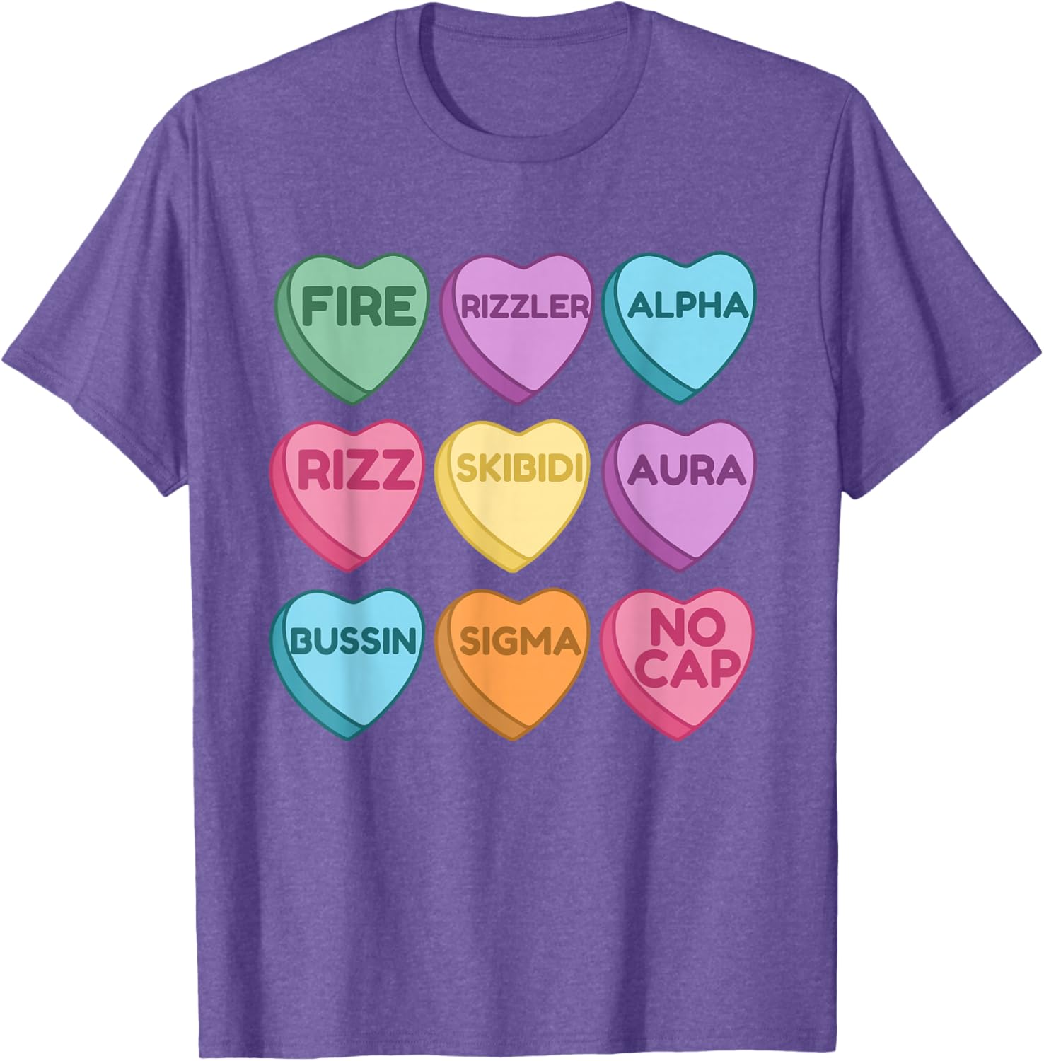 Skibidi Valentine's Day Funny Rizz T-Shirt for Trendy Love Birds - 12