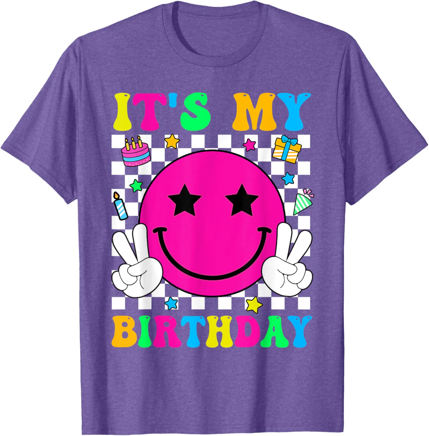 Groovy It's My Birthday T-Shirt for Men, Women, Teens, and Kids - 13