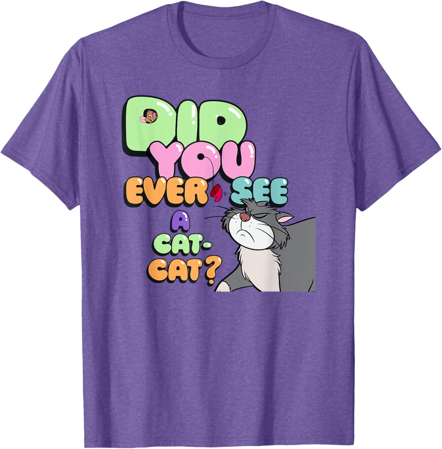 Disney Cinderella Lucifer Cat Logo T-Shirt for Stylish Fans - 2