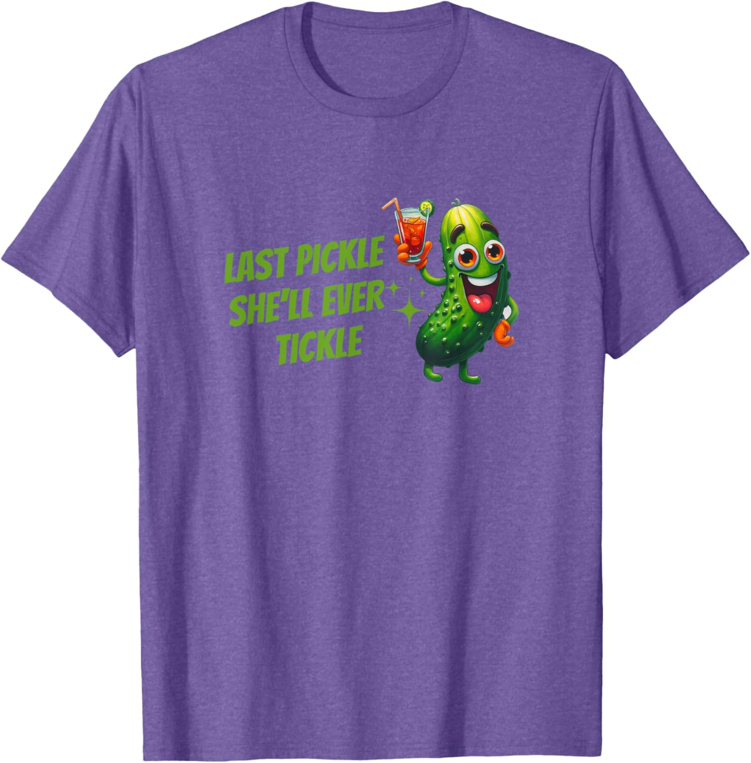 Last Pickle She'll Ever Tickle Bachelorette Party T-Shirt for Fun Celebrations - 6
