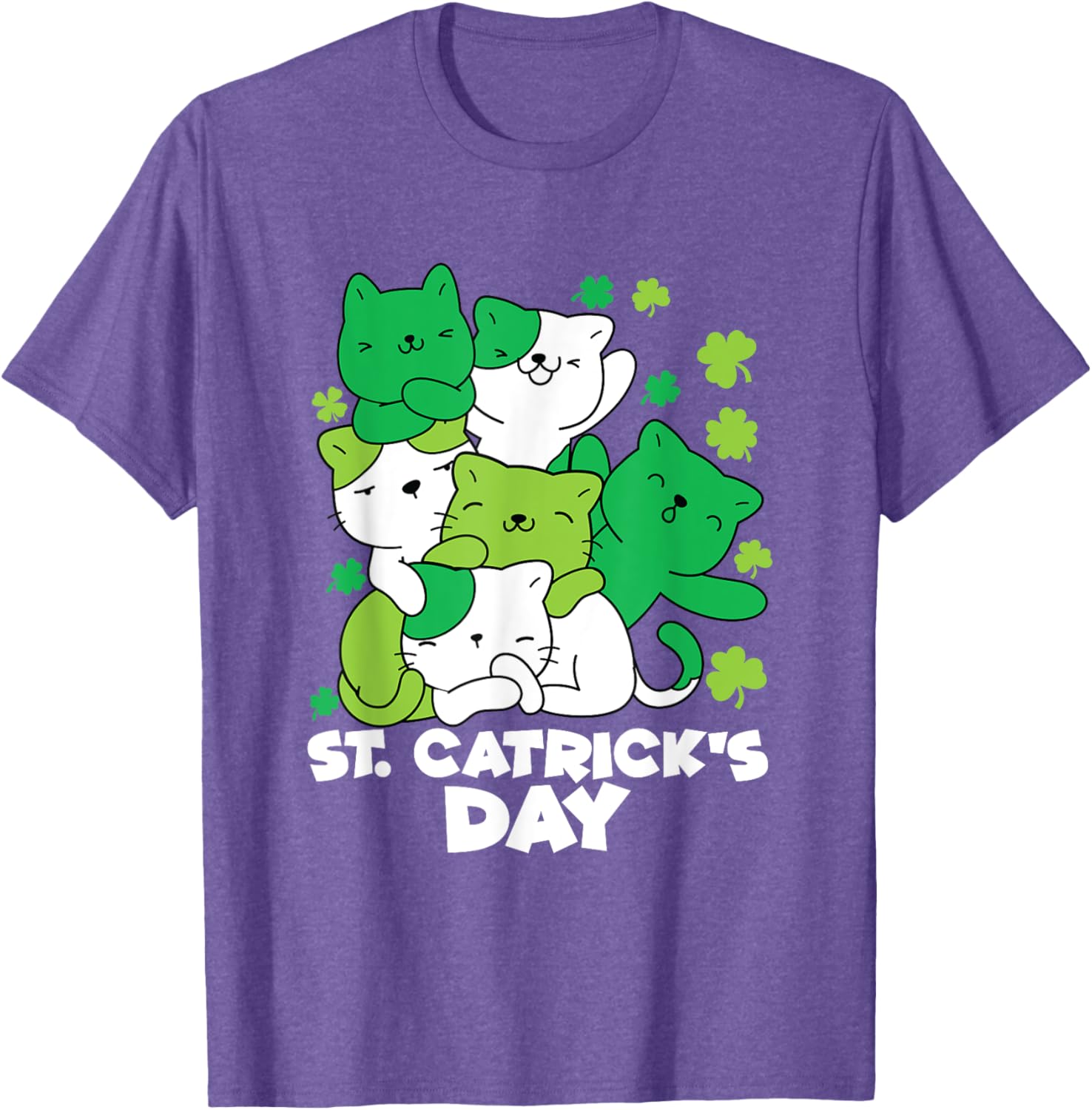 Cute Cat St. Patrick's Day Leprechaun T-Shirt for Festive Fun - 9