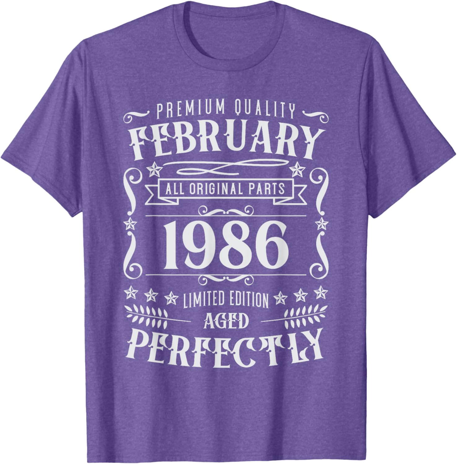 39th Birthday Legends Born in February 1986 T-Shirt for Celebrations - 6